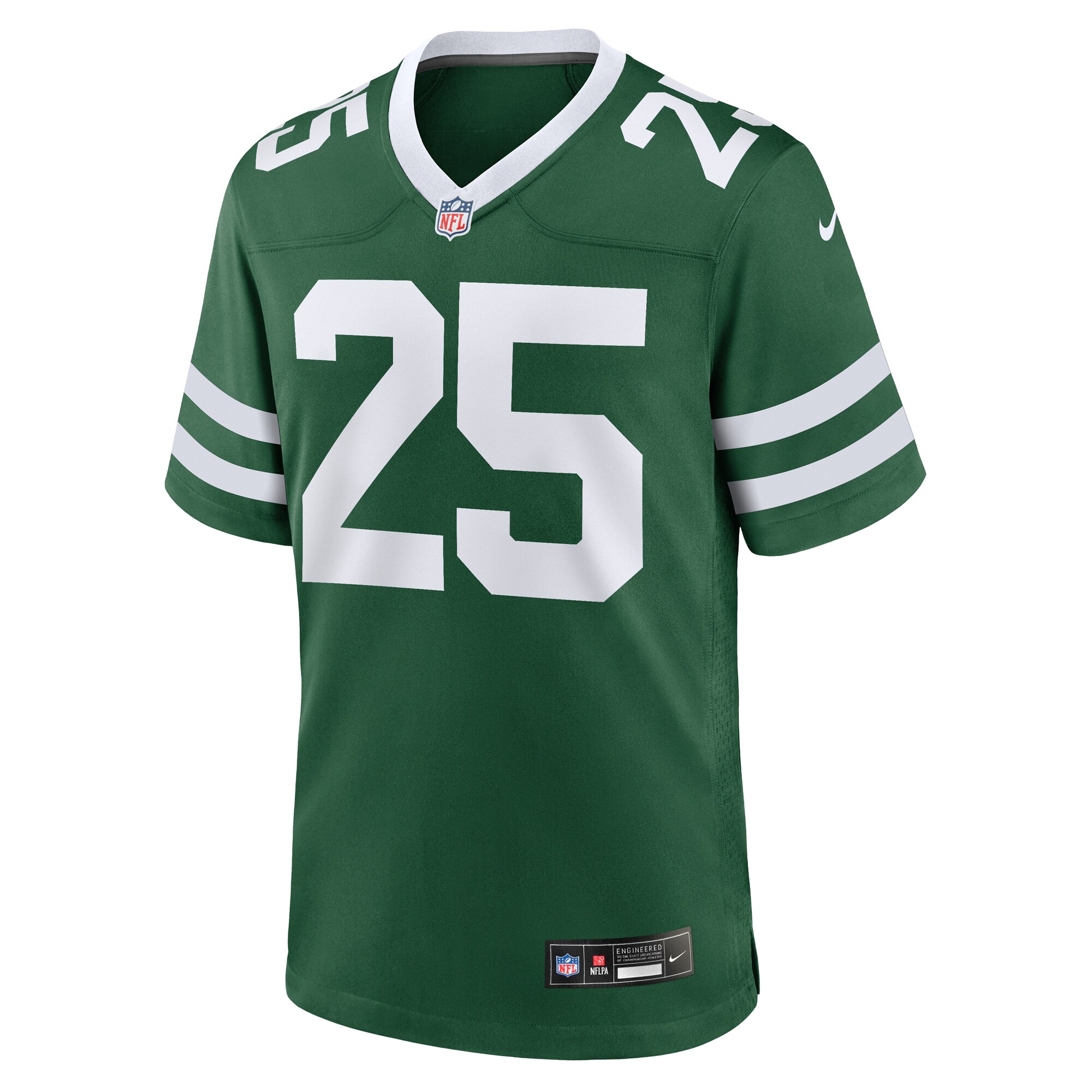 Israel Abanikanda New York Jets Nike Team Game Jersey - Legacy Green
