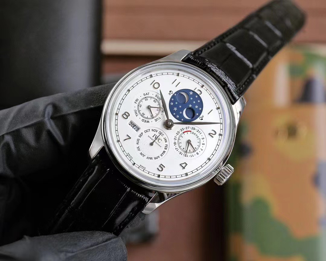 IWC Perpetual Calendar - IWC Portugieser Perpetual Calendar White Dial - Image 2