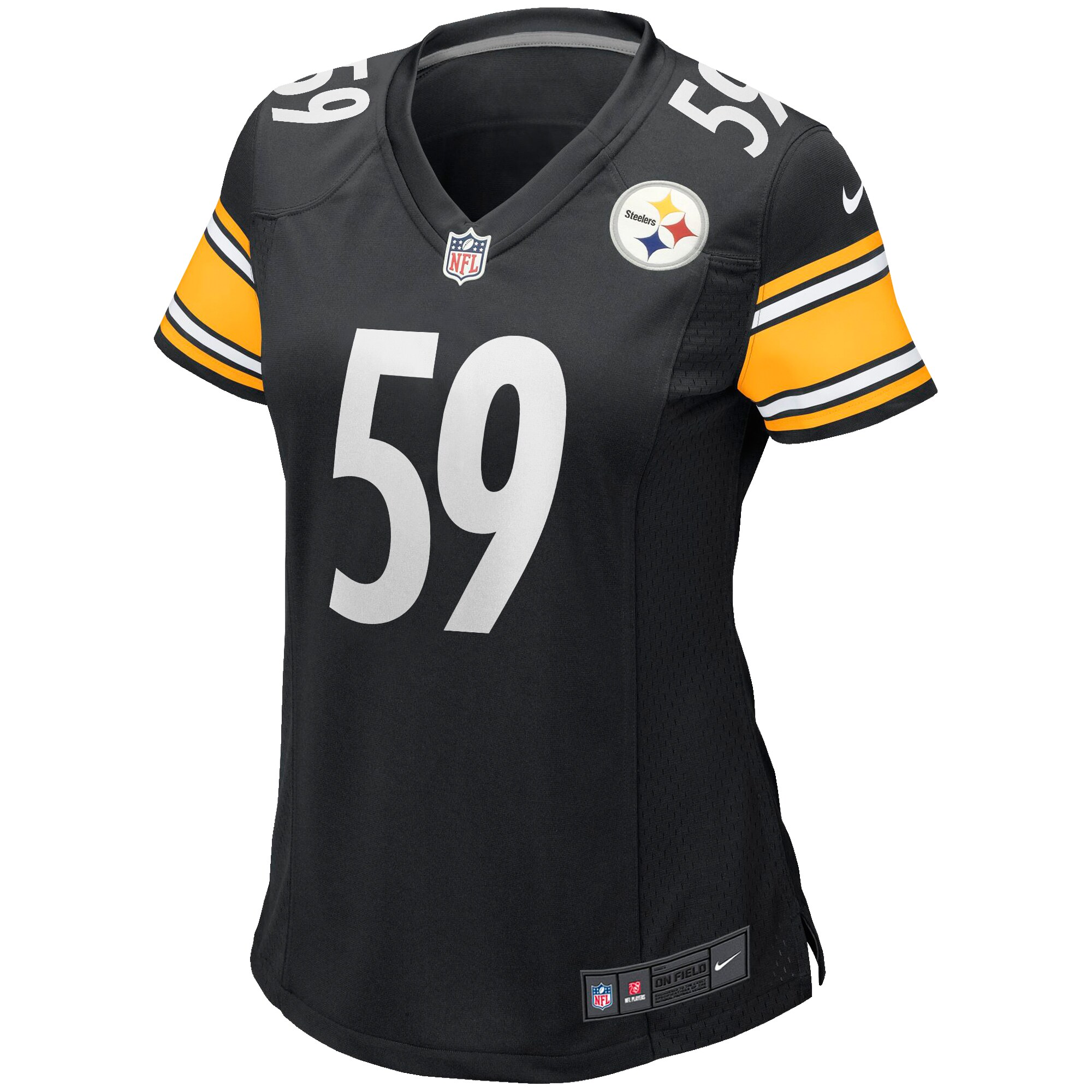 Jack Ham Pittsburgh Steelers Nike Women's Game Retired Player Jersey - Black