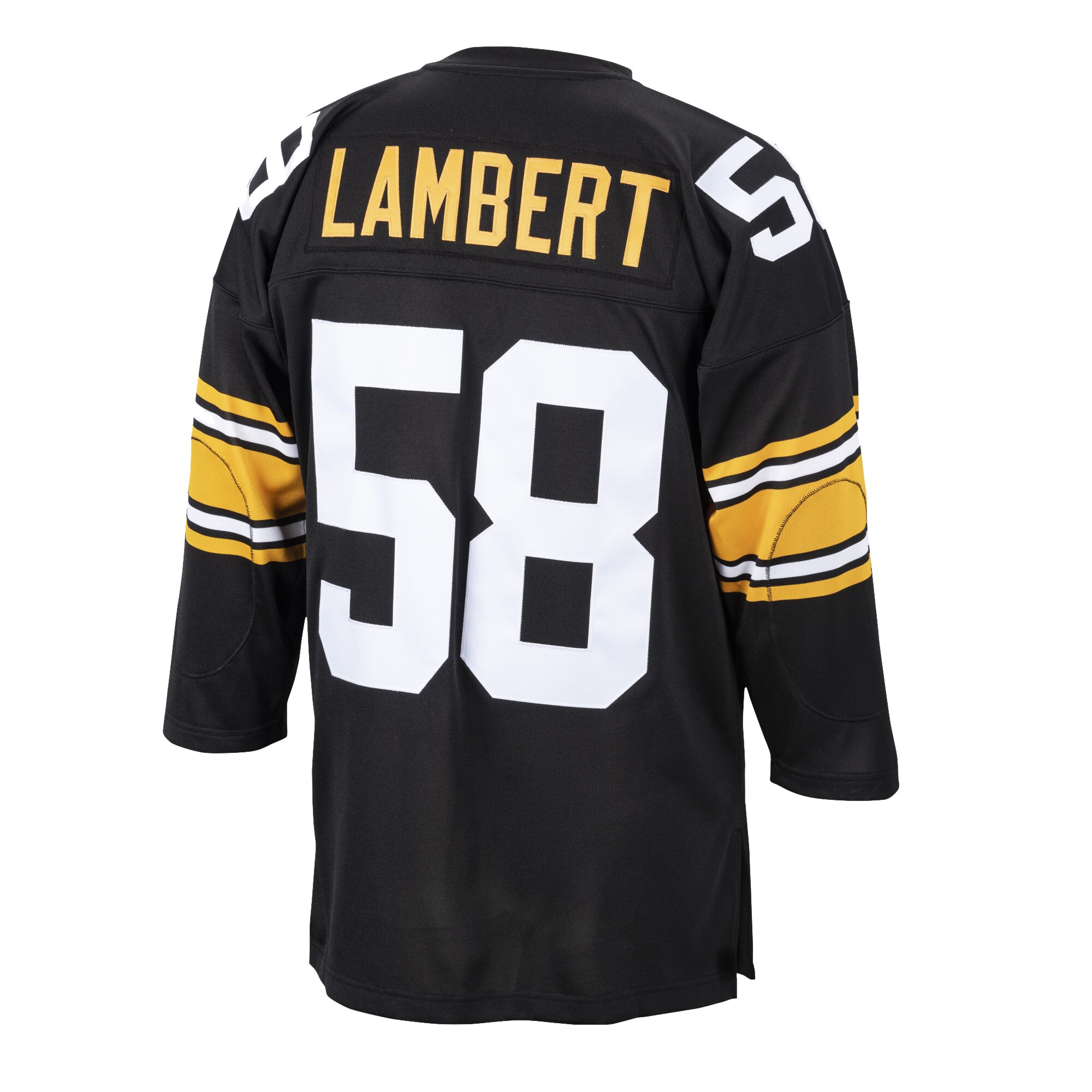 Jack Lambert Pittsburgh Steelers 1975 Mitchell & Ness Authentic Throwback Retired Player Jersey - Black