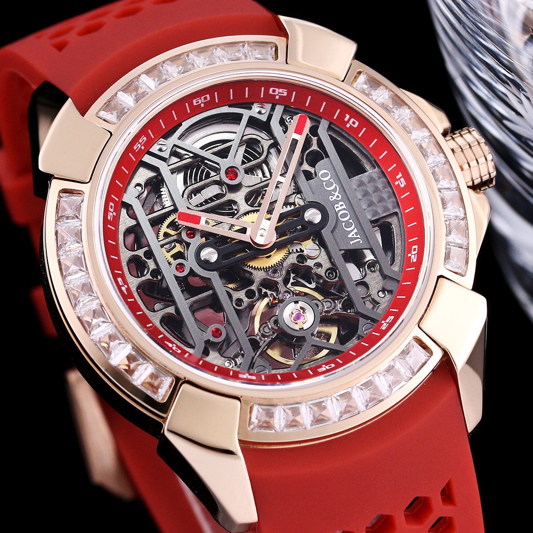 Jacob & Co. Epic X Rose Gold Baguette 44 mm EX100.43.LD.OP.A