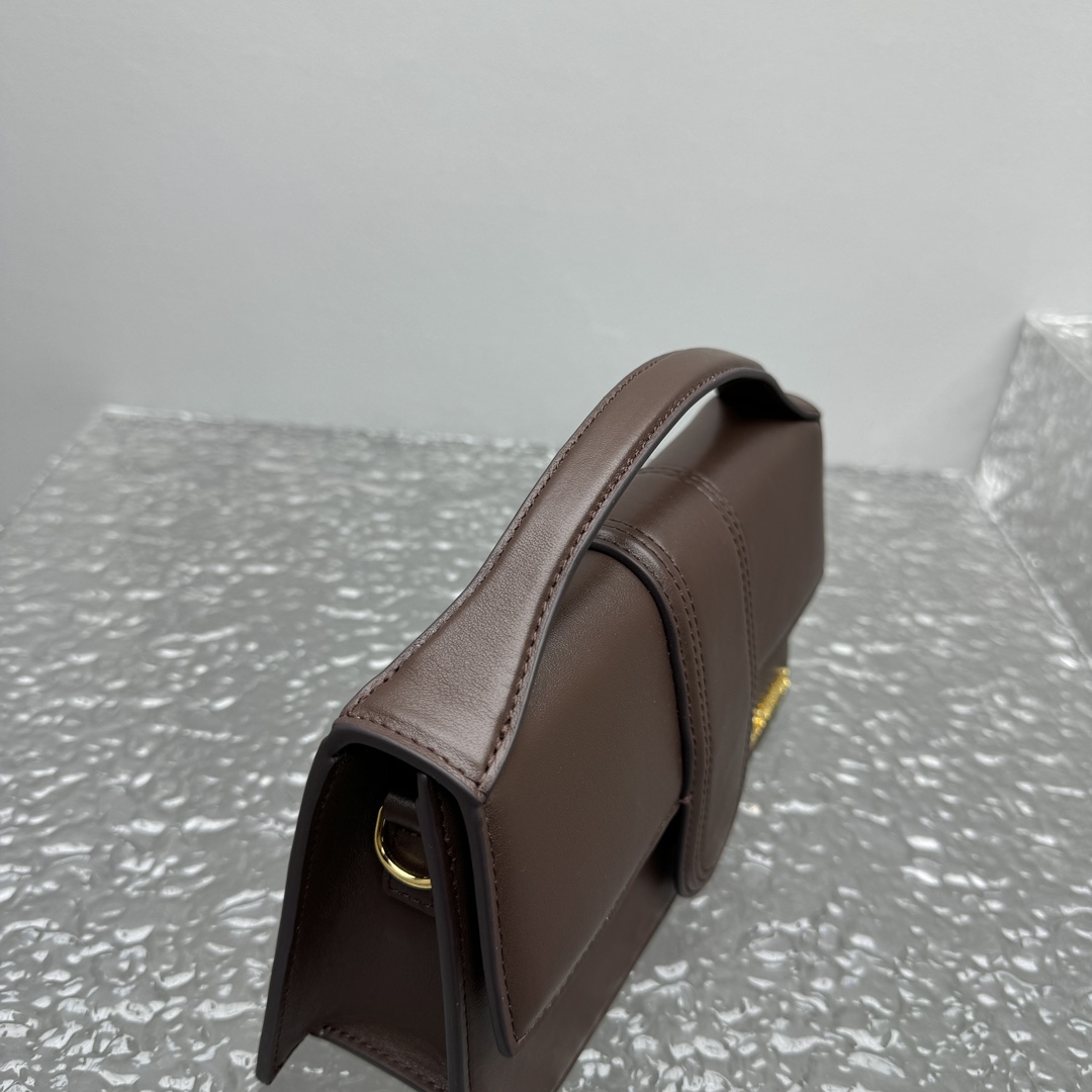 Jacquemus Le Bambino Leather Tote Bag | Brown