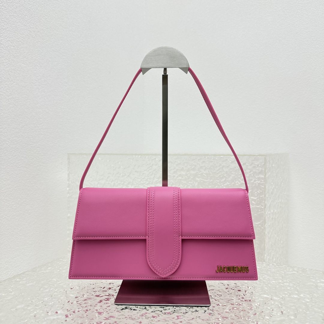 Jacquemus Le Bambino Long Leather Shoulder Bag PINK Jacquemus 00739