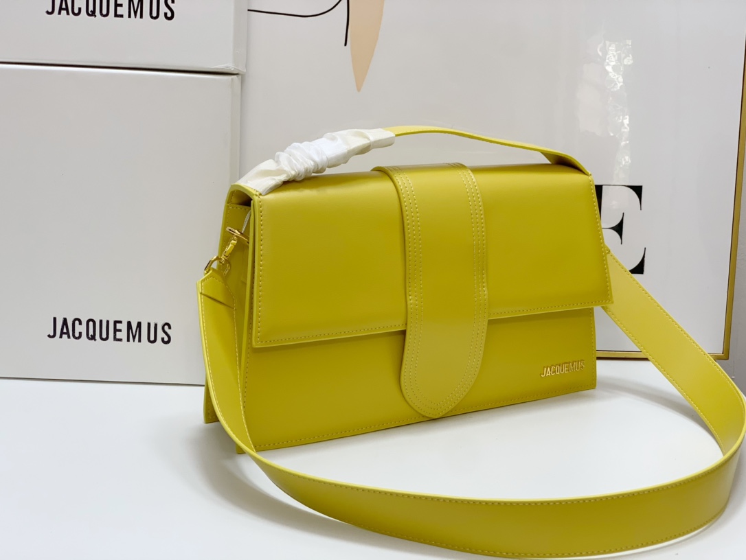 Jacquemus Le Bambino Long Shoulder Bag | yellow