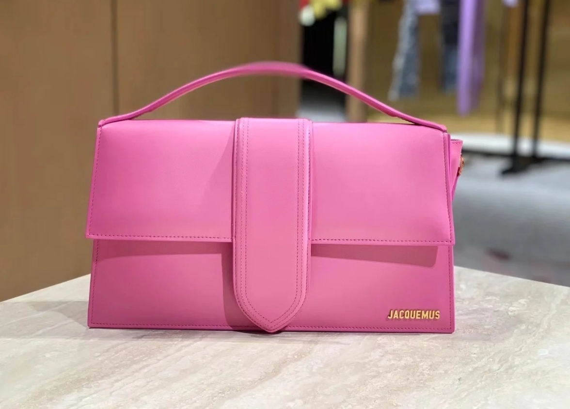 Jacquemus Le Chiquito Noeud Coiled Handbag Light Pink