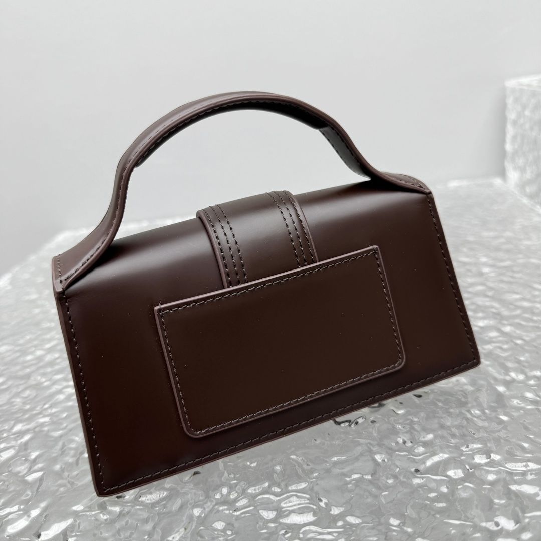 Jacquemus Le Grand Bambino Dark Brown Leather Handbag |