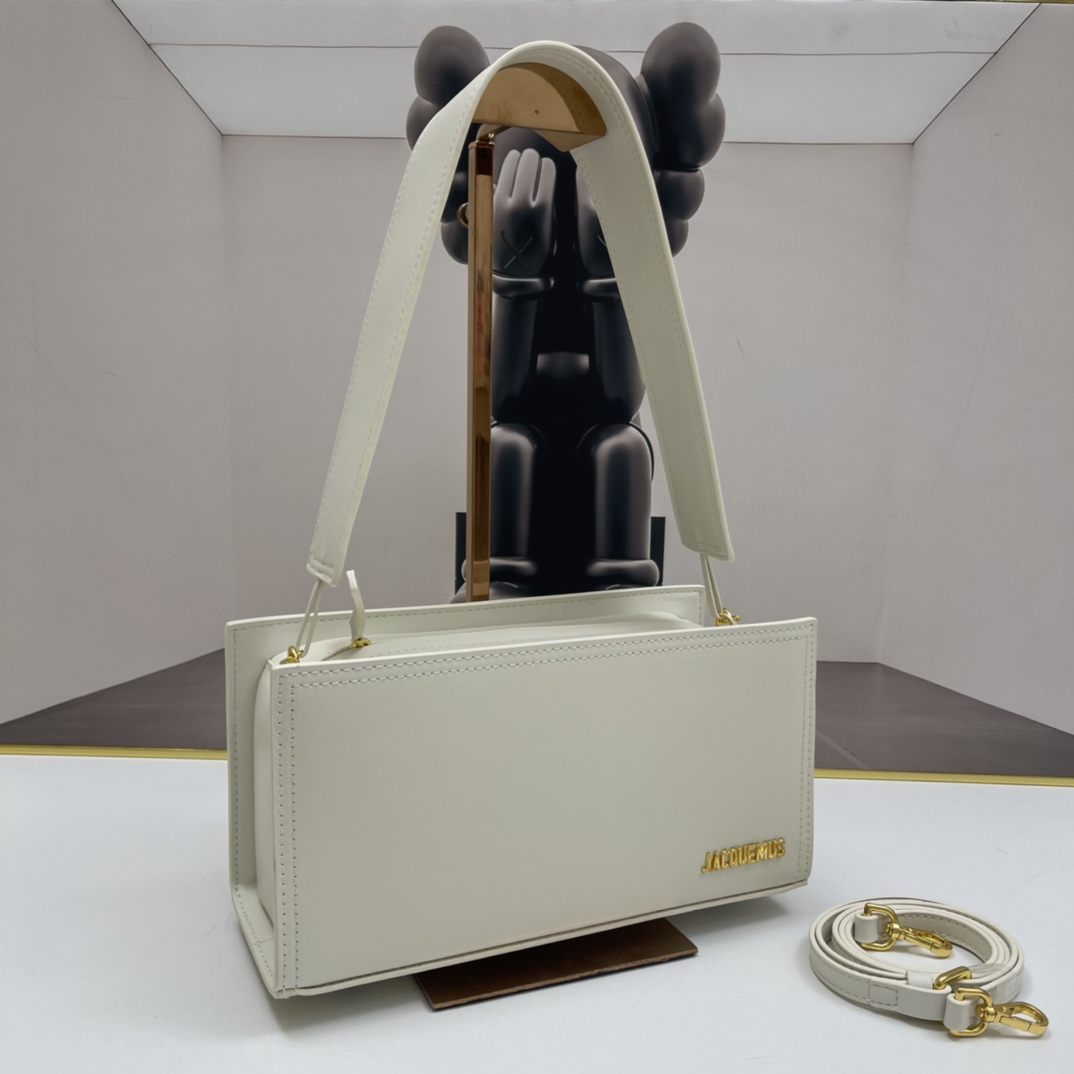 Jacquemus Le Rectangle Tote Bag | white  |