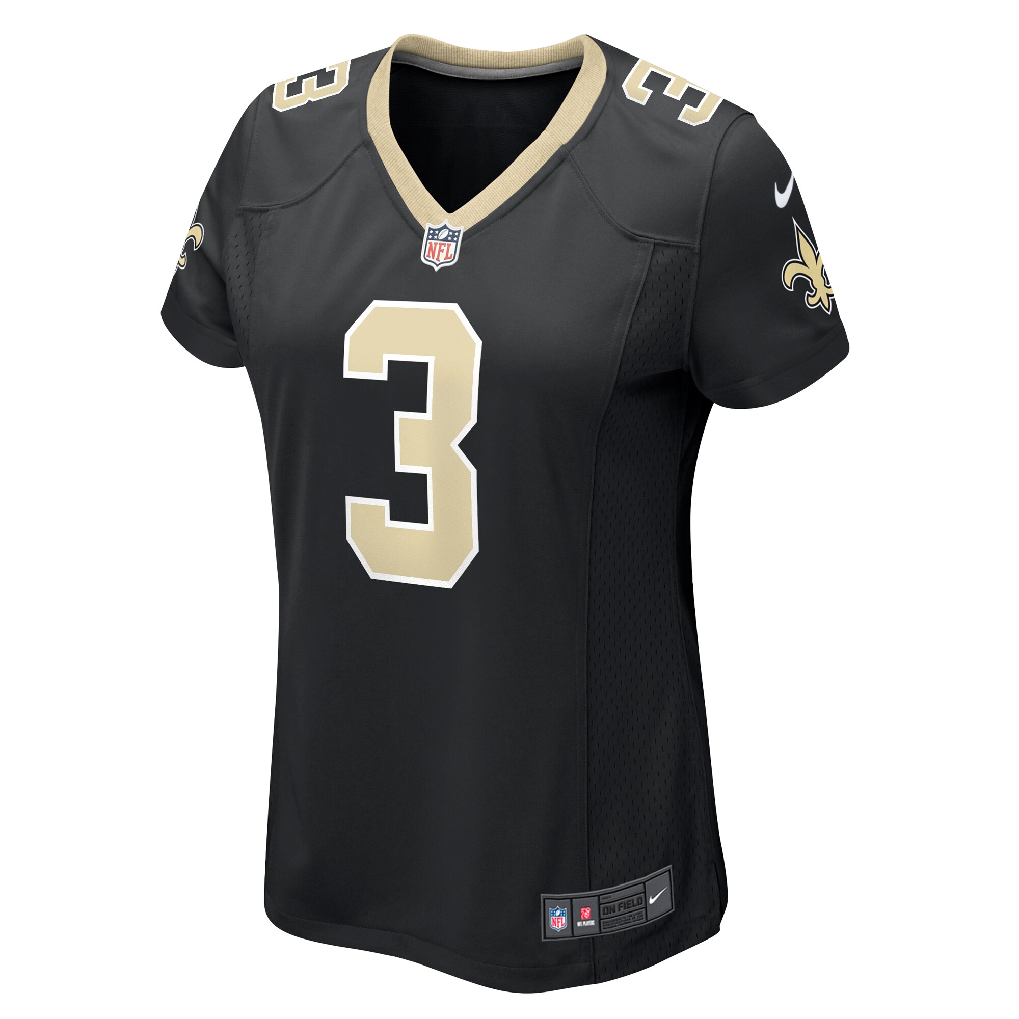Jake Haener New Orleans Saints Nike Women's Team Game Jersey -  Black