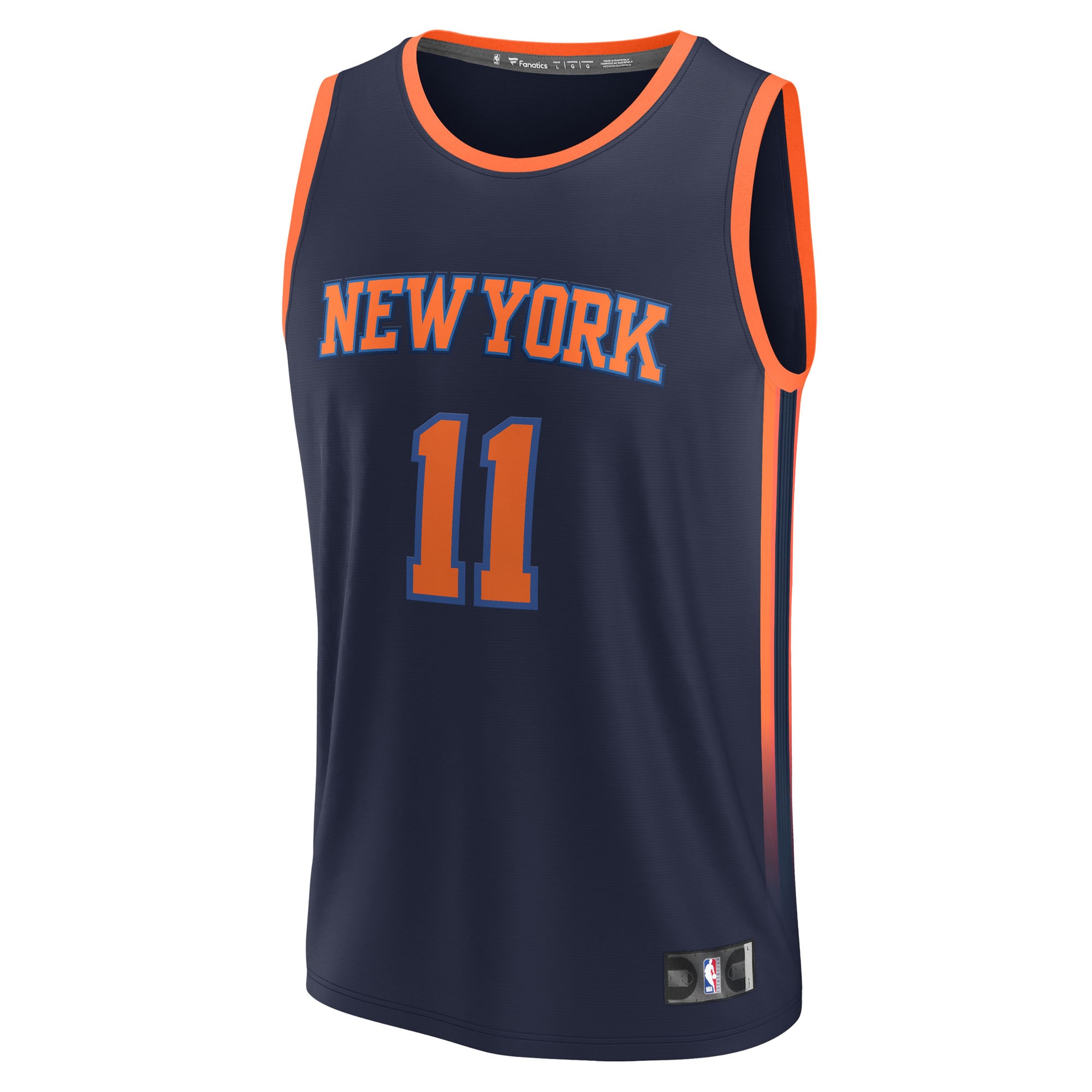 Jalen Brunson Knicks Navy Jersey - Ultimate Fanatics Replica #11