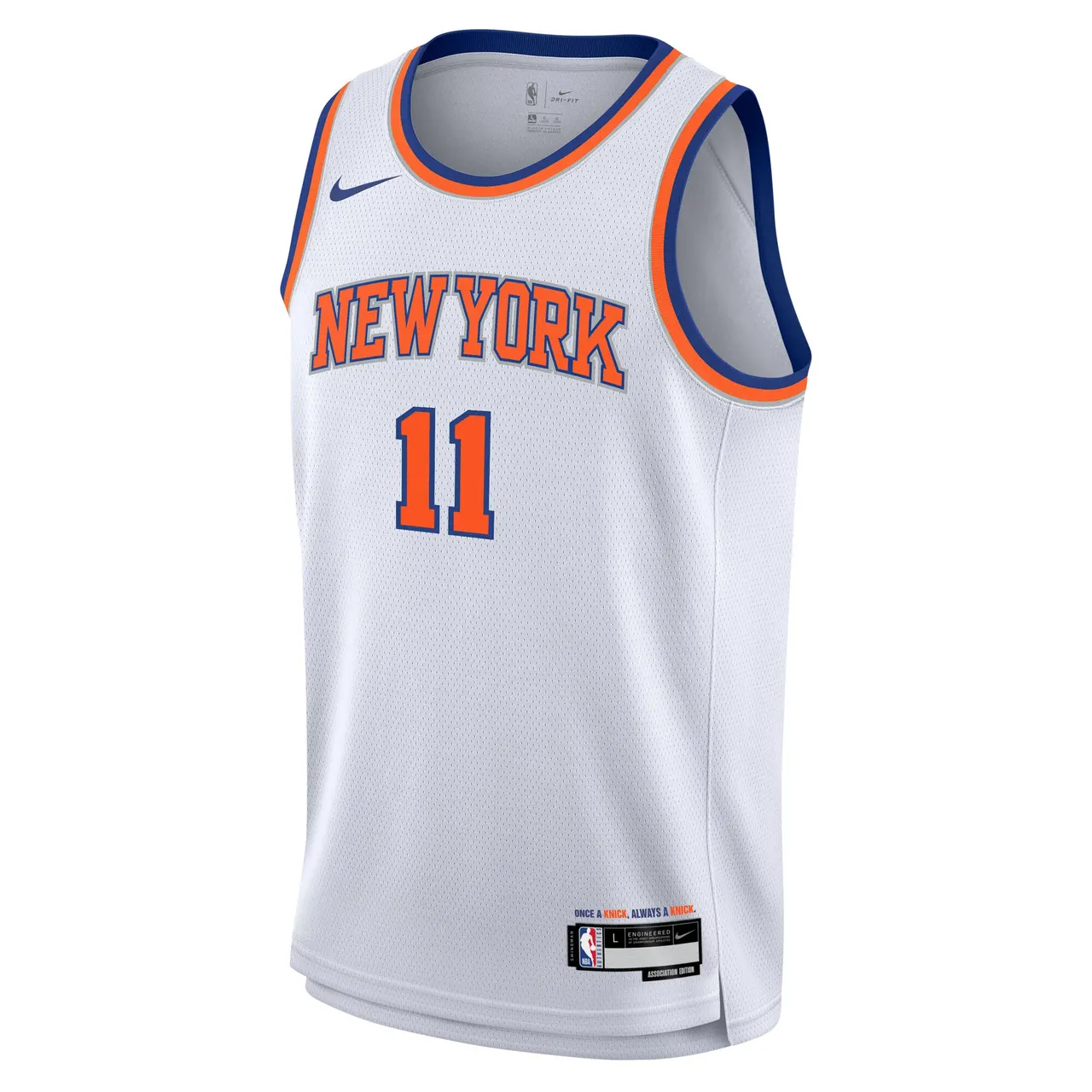 Jalen Brunson New York Knicks Nike Youth Association Swingman Jersey – White