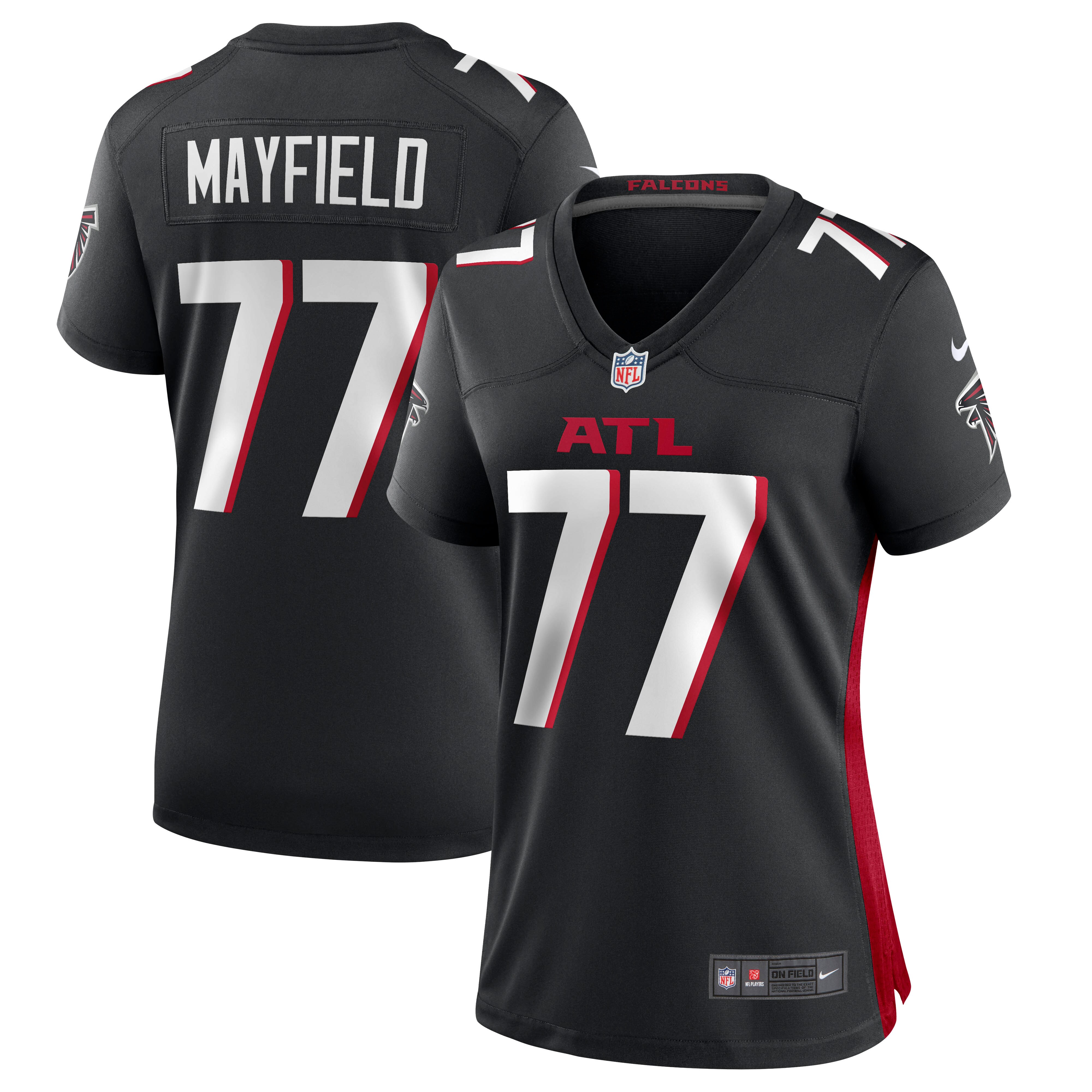 Jalen Mayfield Atlanta Falcons Nike Women's Game Jersey - Black