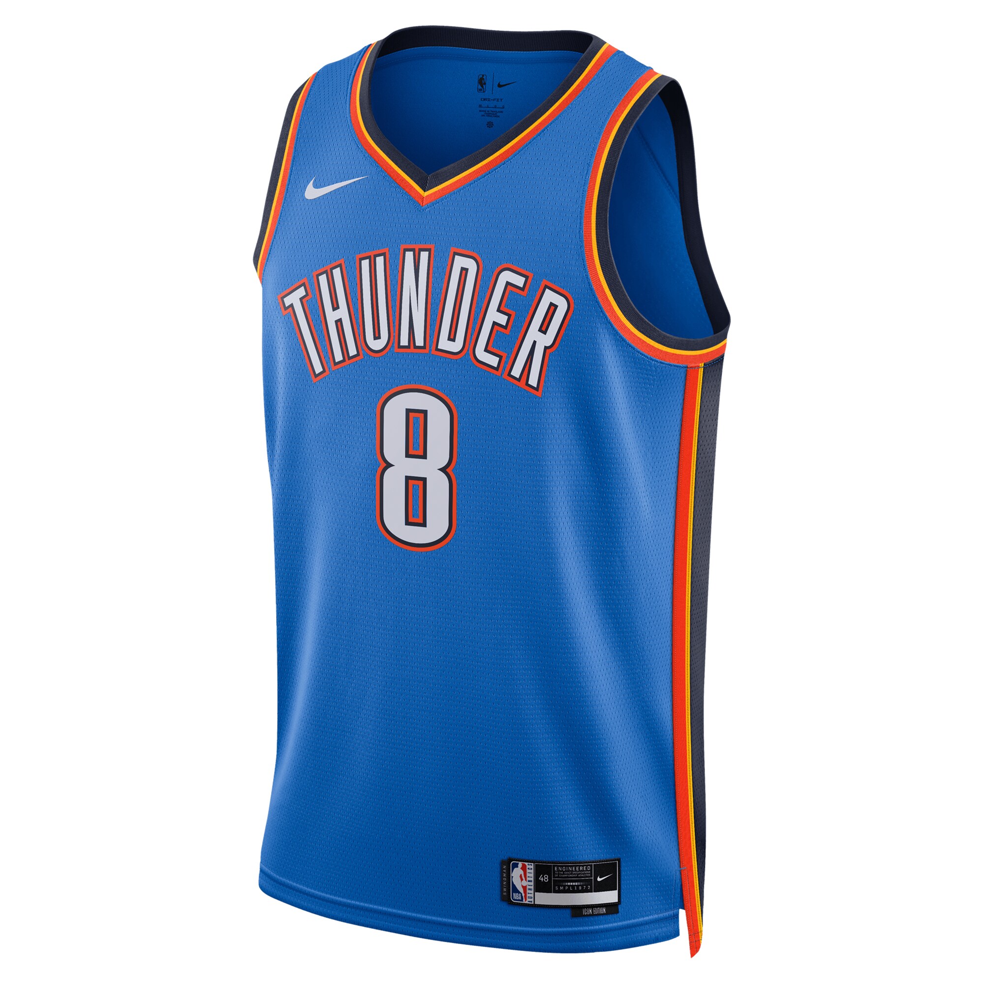 Nike Jalen Williams Thunder Jersey - Premium #8 Fan Gear 2024