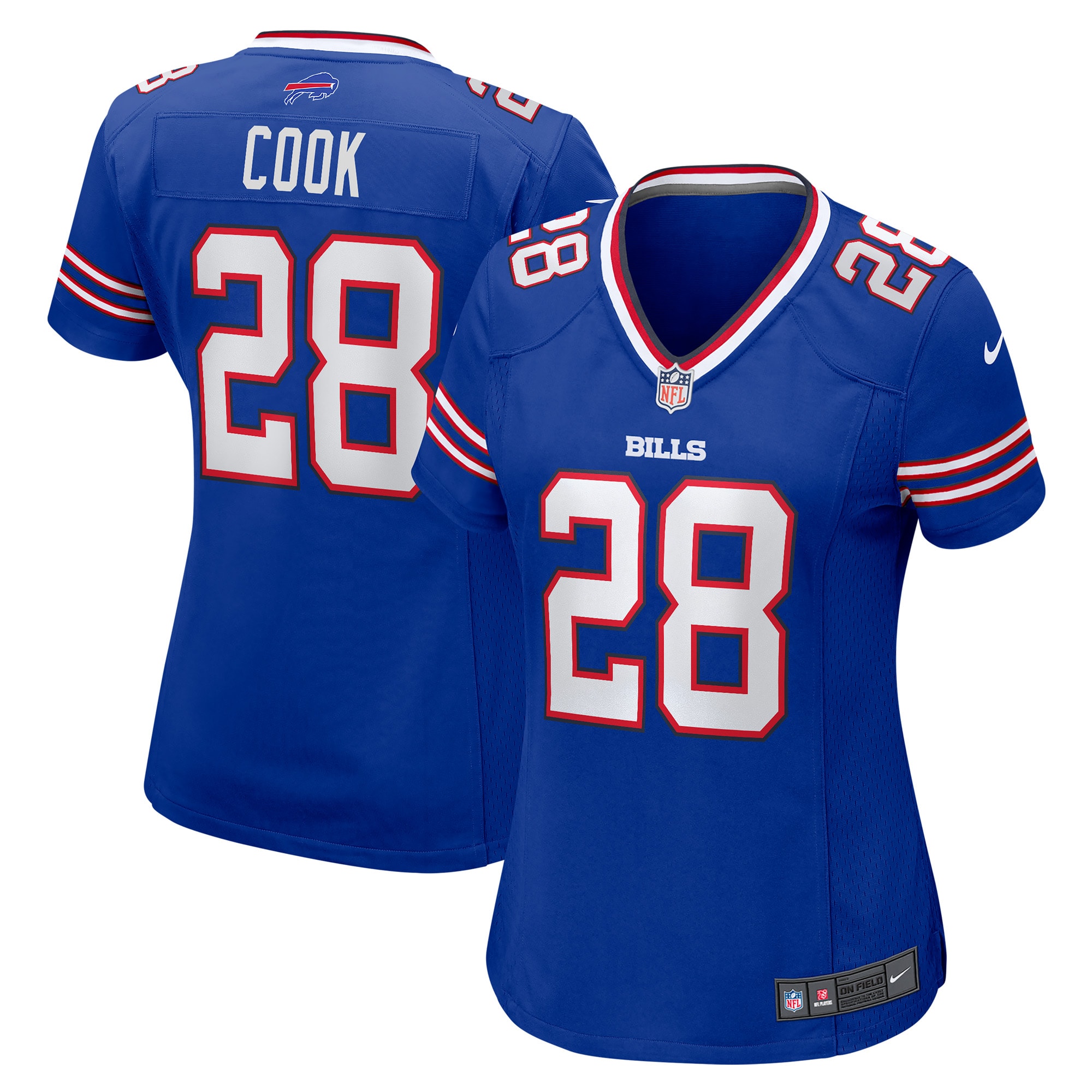 James Cook Buffalo Bills Nike Women's Game Player Jersey - Royal