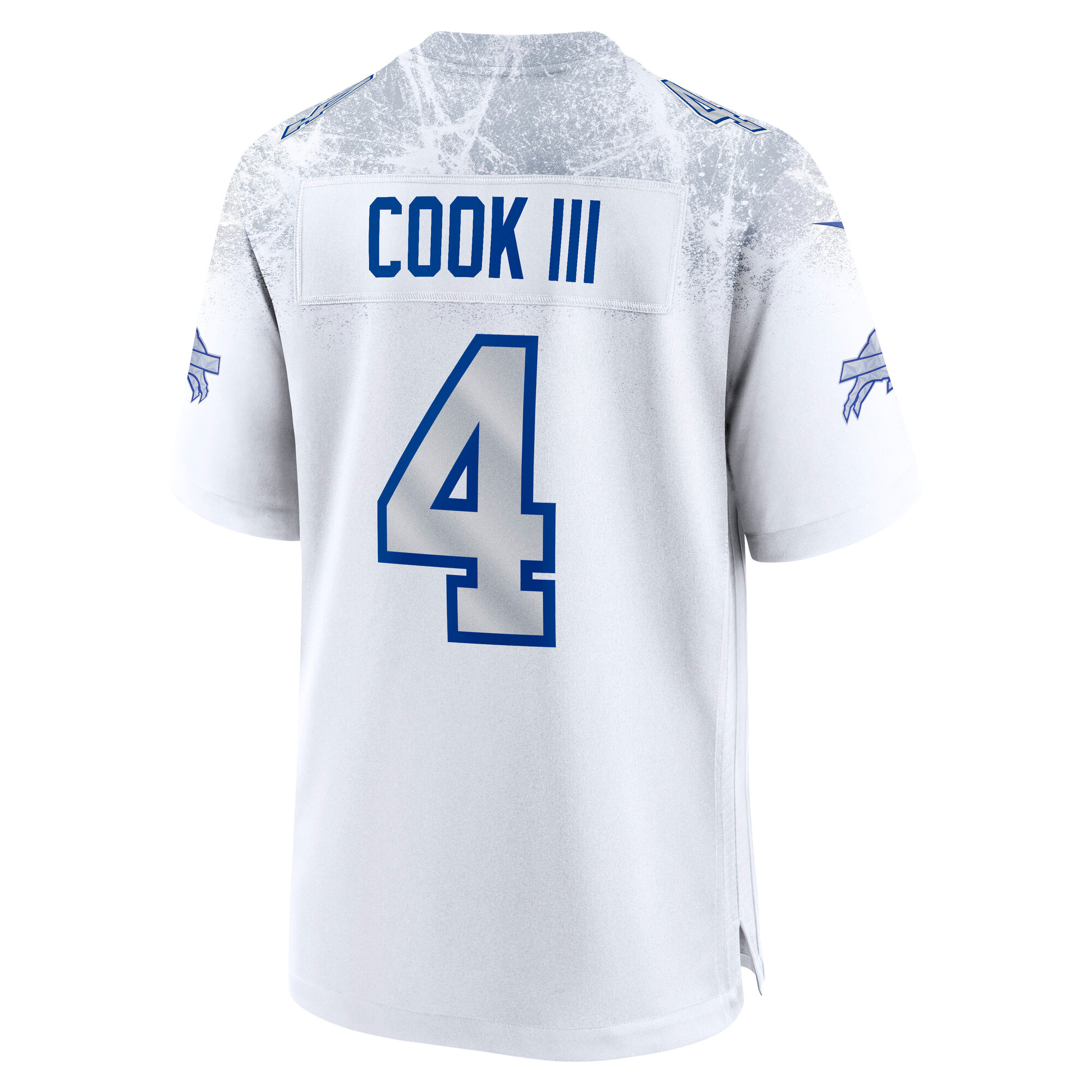 James Cook III Buffalo Bills Nike 2025 Rivalries Collection Game Jersey – White