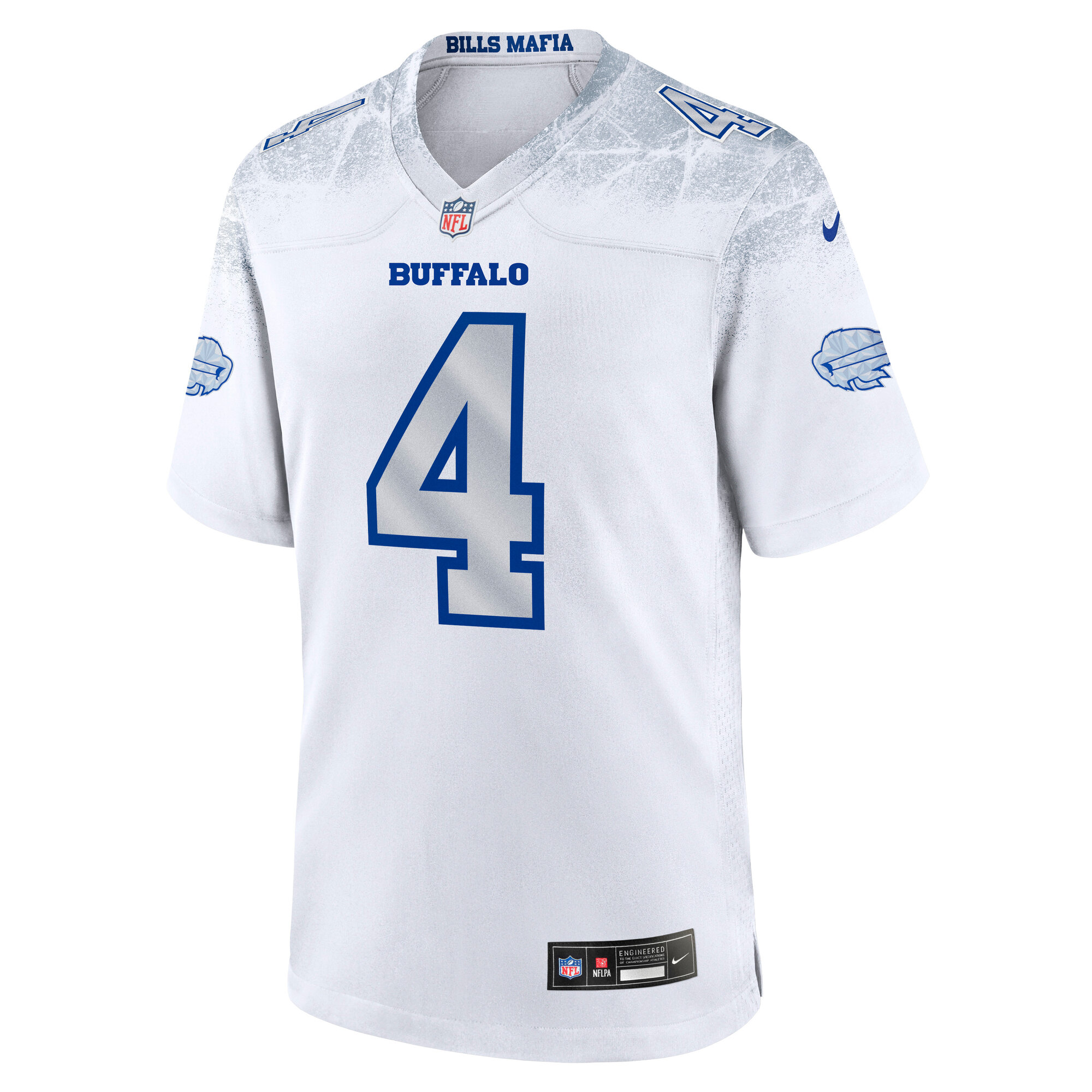 James Cook III Buffalo Bills Nike 2025 Rivalries Collection Game Jersey – White