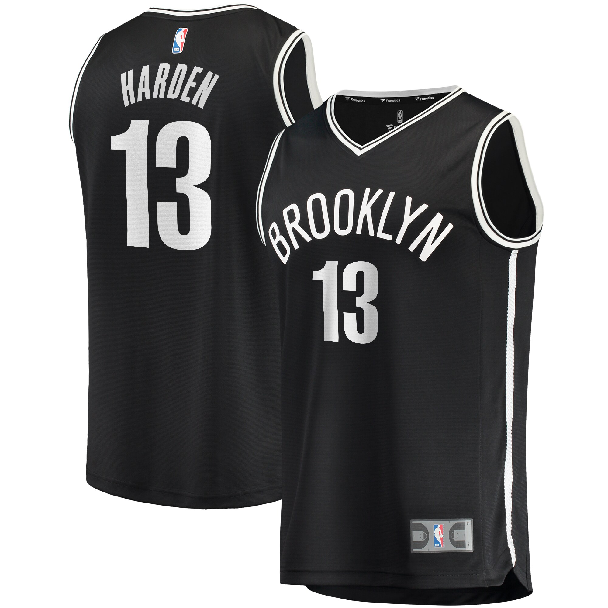 Fanatics James Harden Youth Black Jersey - Outstanding 2020/21 Edition