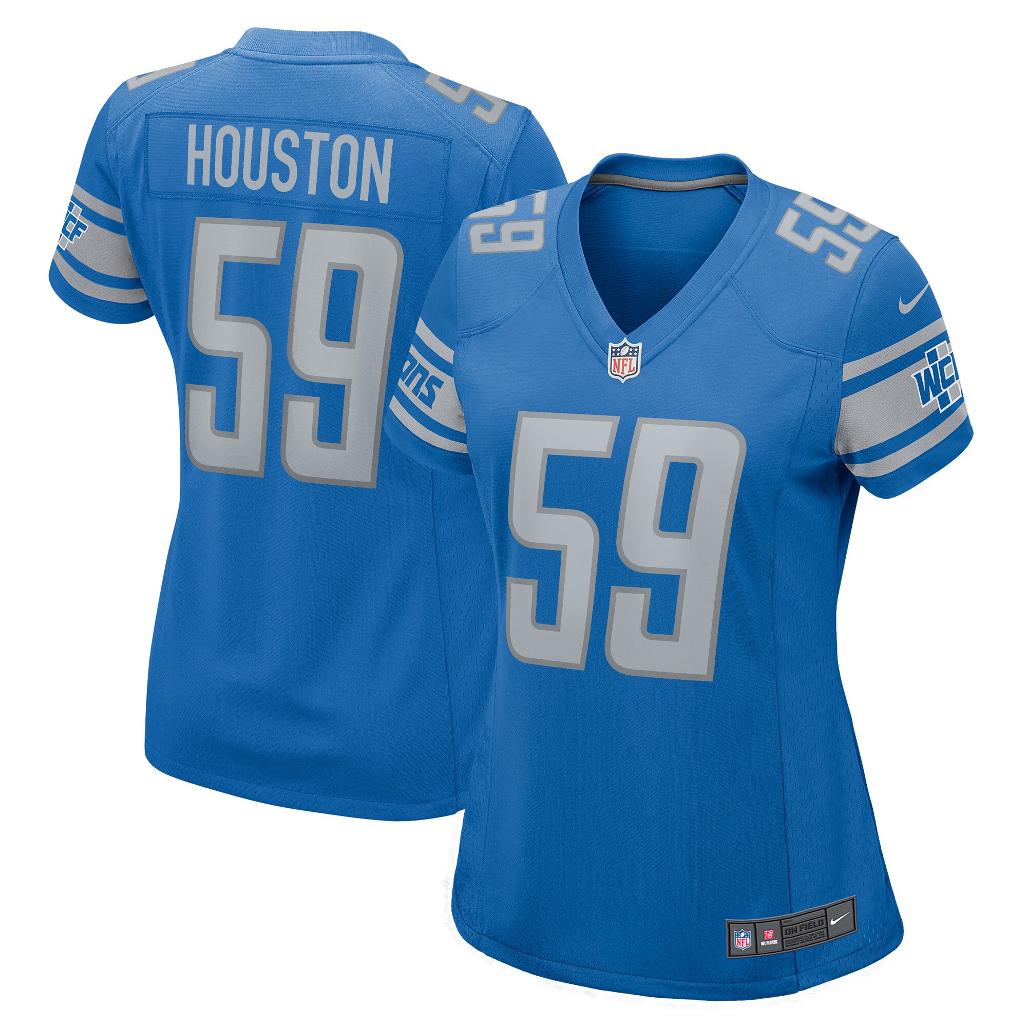 James Houston Detroit Lions Nike Women's Player Game Jersey - Blue