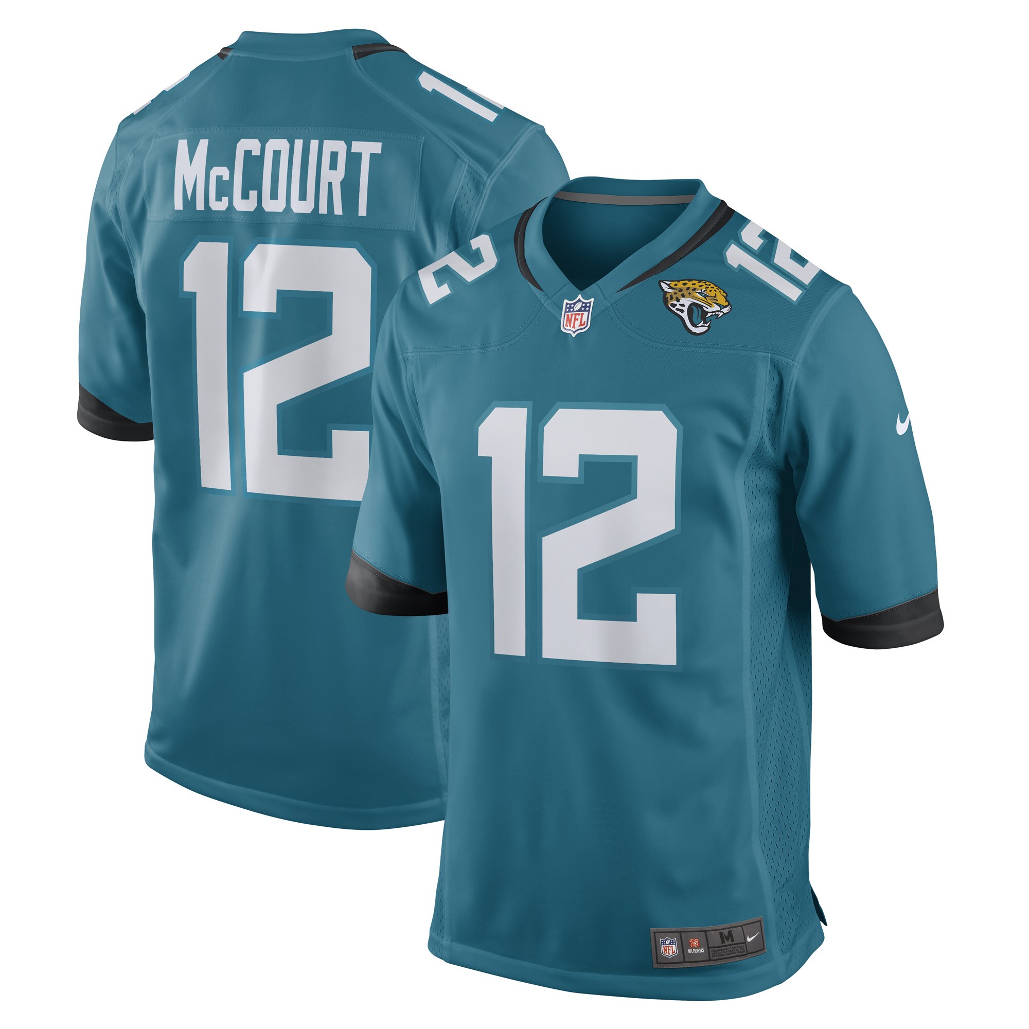 James McCourt Jacksonville Jaguars Nike Game Player Jersey - Teal