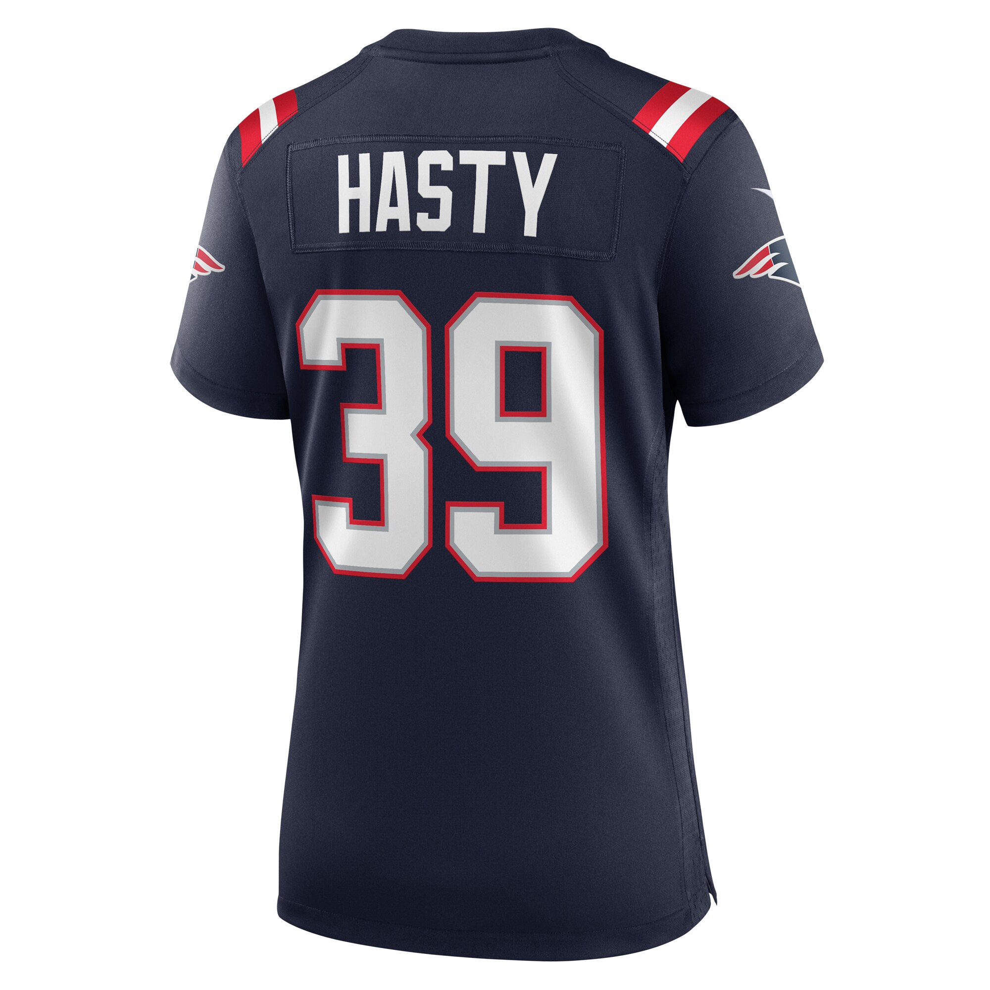Jamycal Hasty New England Patriots Nike Women's Team Game Jersey -  Navy