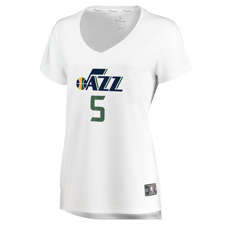 Fanatics Jarrell Brantley Jazz Jersey White - Ultimate Women's Fast Break Top #5