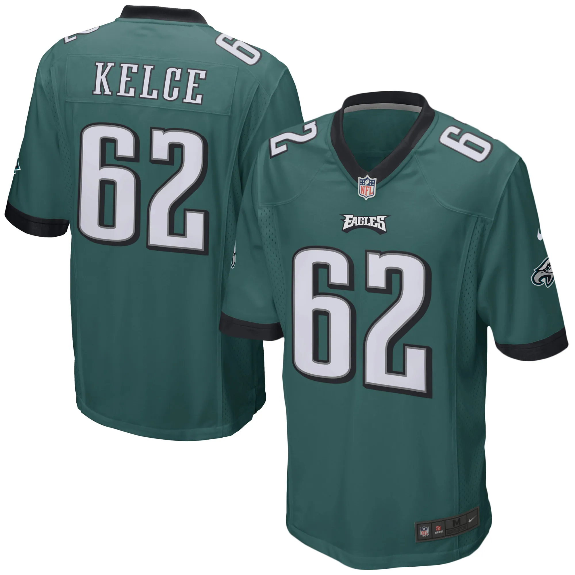 Jason Kelce Philadelphia Eagles Nike Game Player Jersey - Green