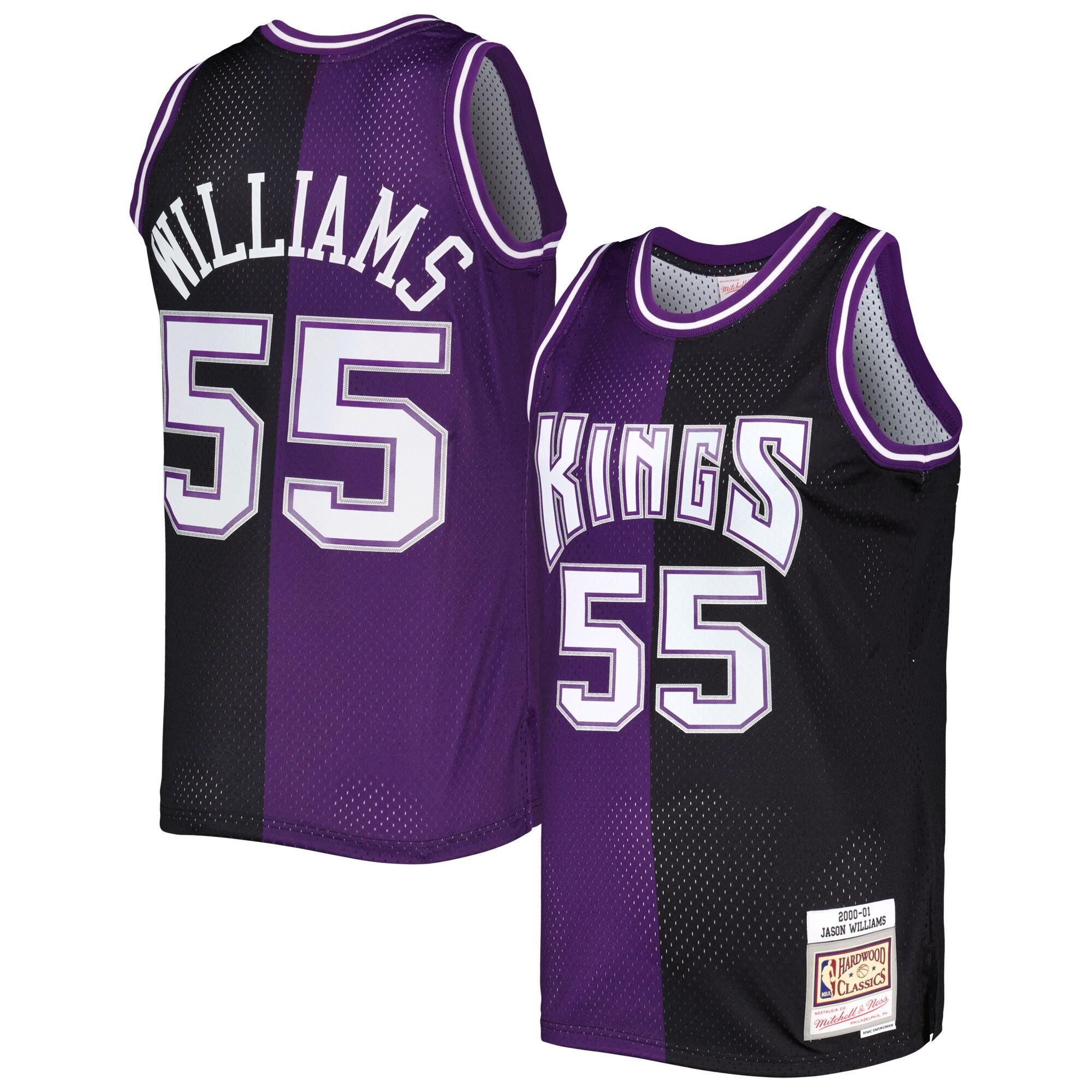 Ultimate Jason Williams Split Swingman Jersey - Mitchell & Ness 2000/01