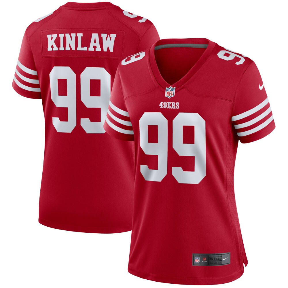 Javon Kinlaw San Francisco  Nike Women's Player Game Jersey - Scarlet