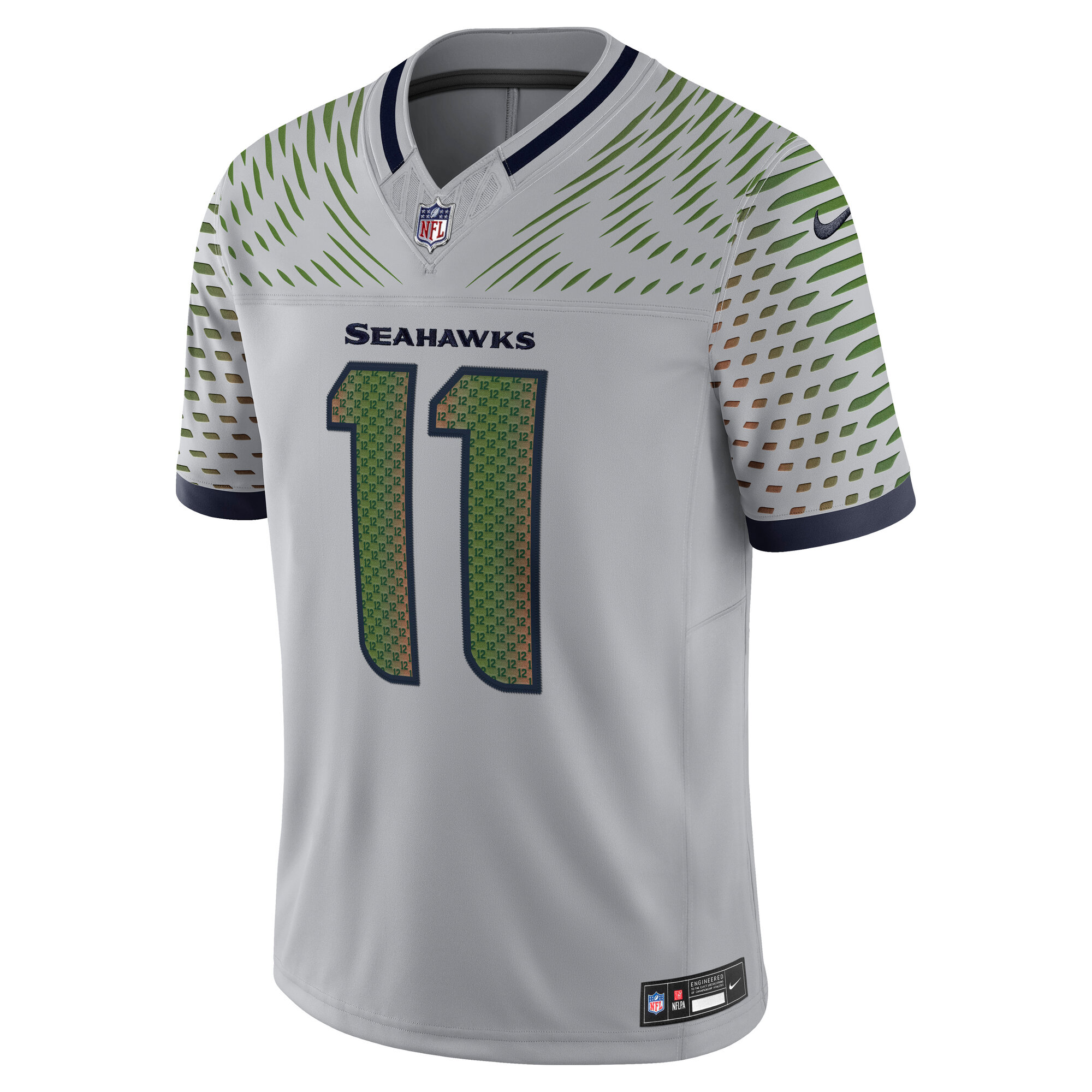 Jaxon Smith-Njigba Seattle Seahawks Nike 2025 Rivalries Collection Limited Jersey – Wolf Gray