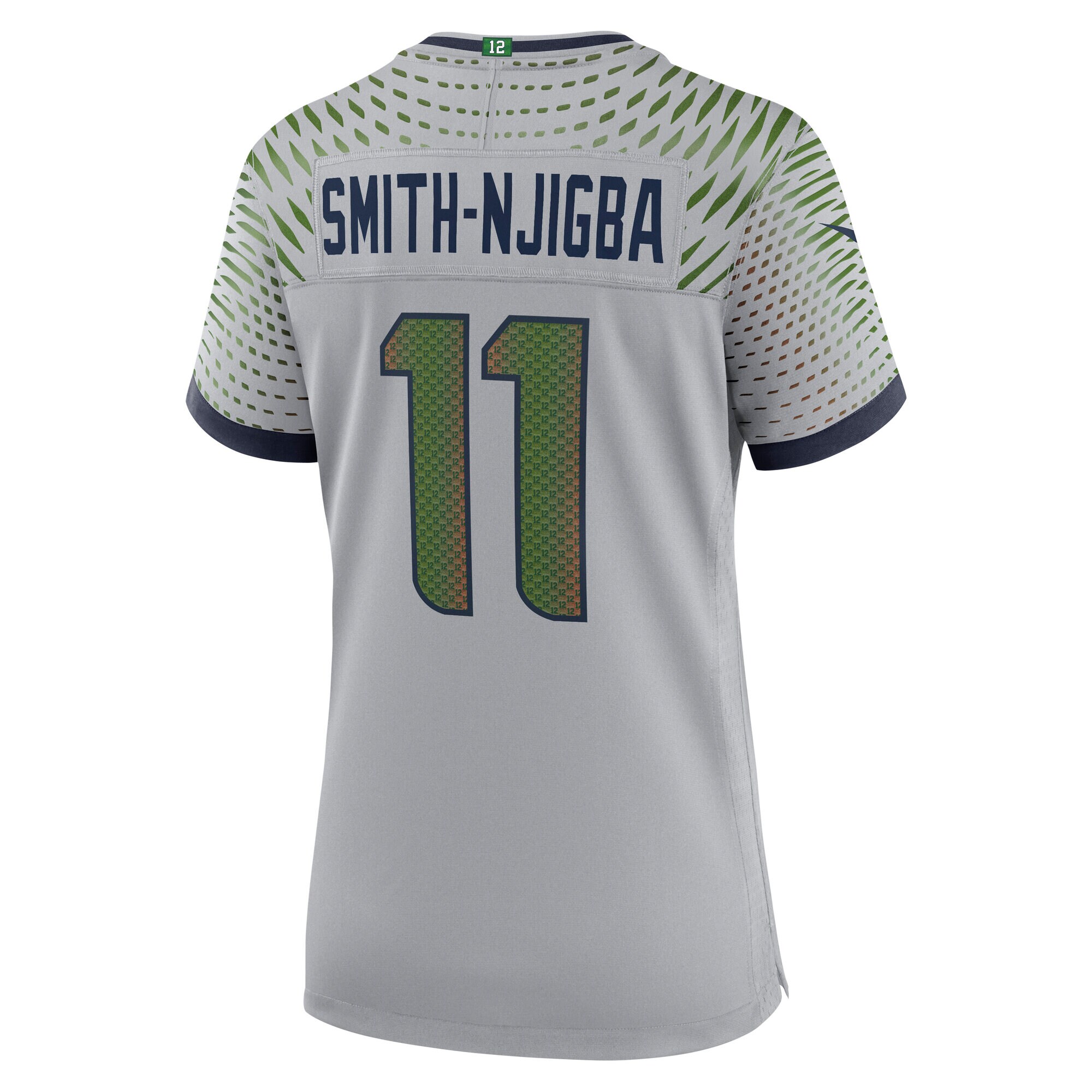 Jaxon Smith-Njigba Seattle Seahawks Nike Women’s 2025 Rivalries Collection Game Jersey – Wolf Gray