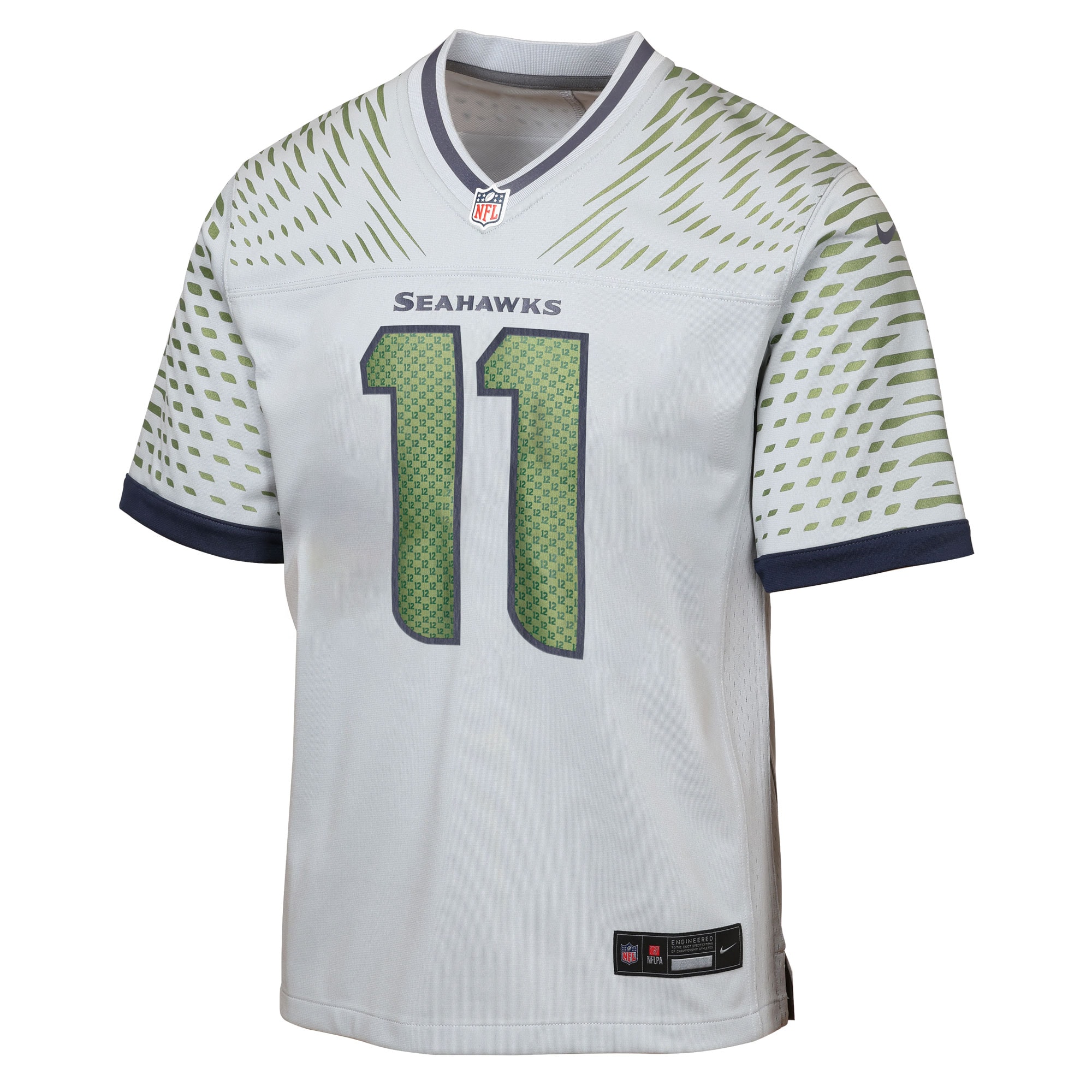 Jaxon Smith-Njigba Seattle Seahawks Nike Youth 2025 Rivalries Collection Game Jersey – Wolf Gray