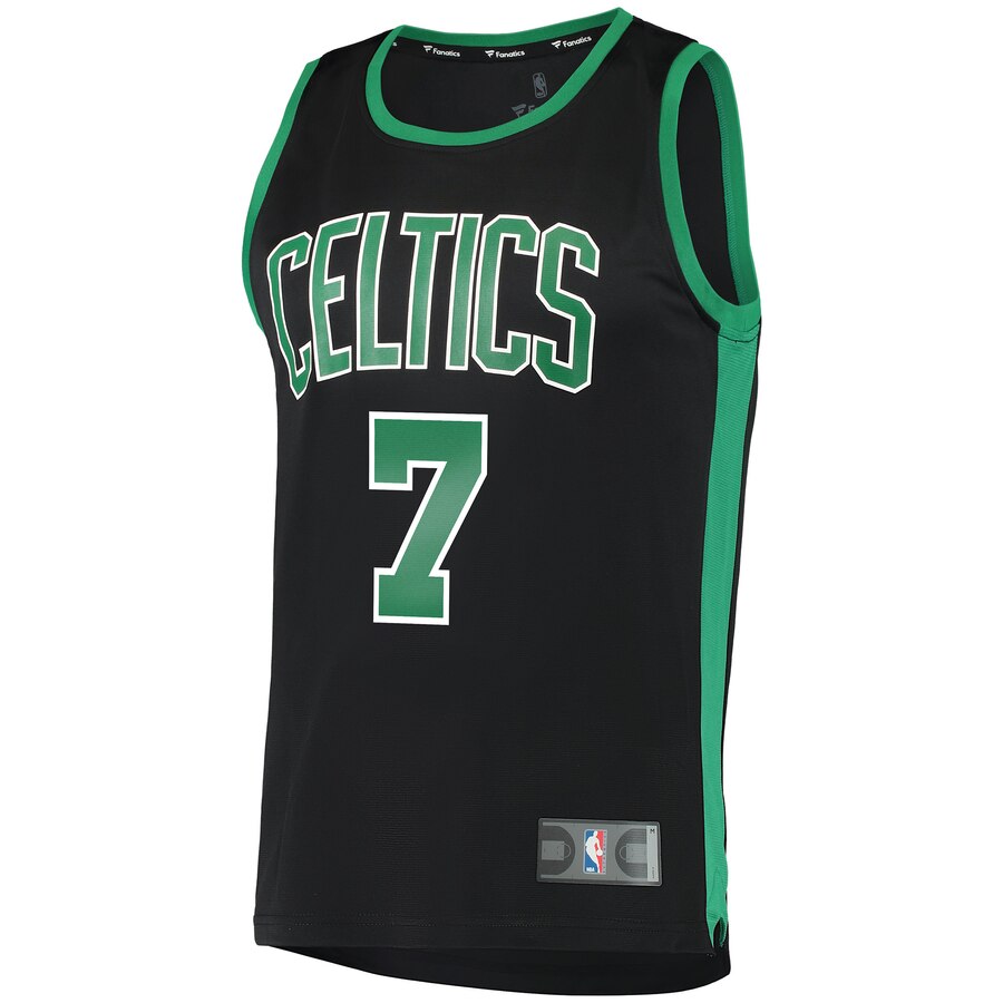 Fanatics Jaylen Brown Celtics Jersey Black - Ultimate Replica Fan Gear 2024