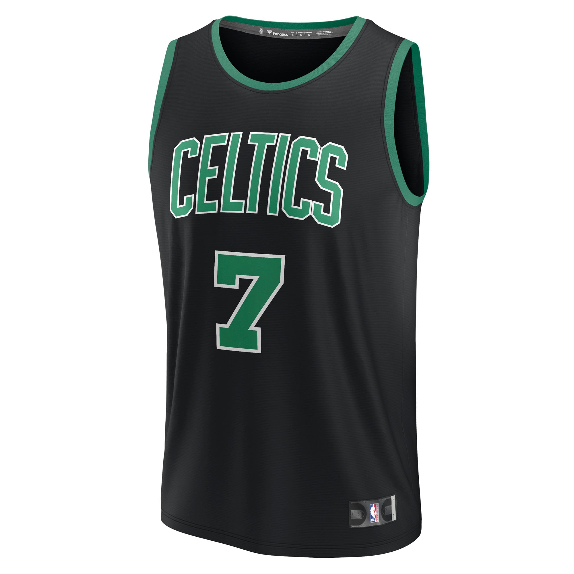 Jaylen Brown Celtics Black Jersey - Ultimate #7 Fanatics Statement Edition