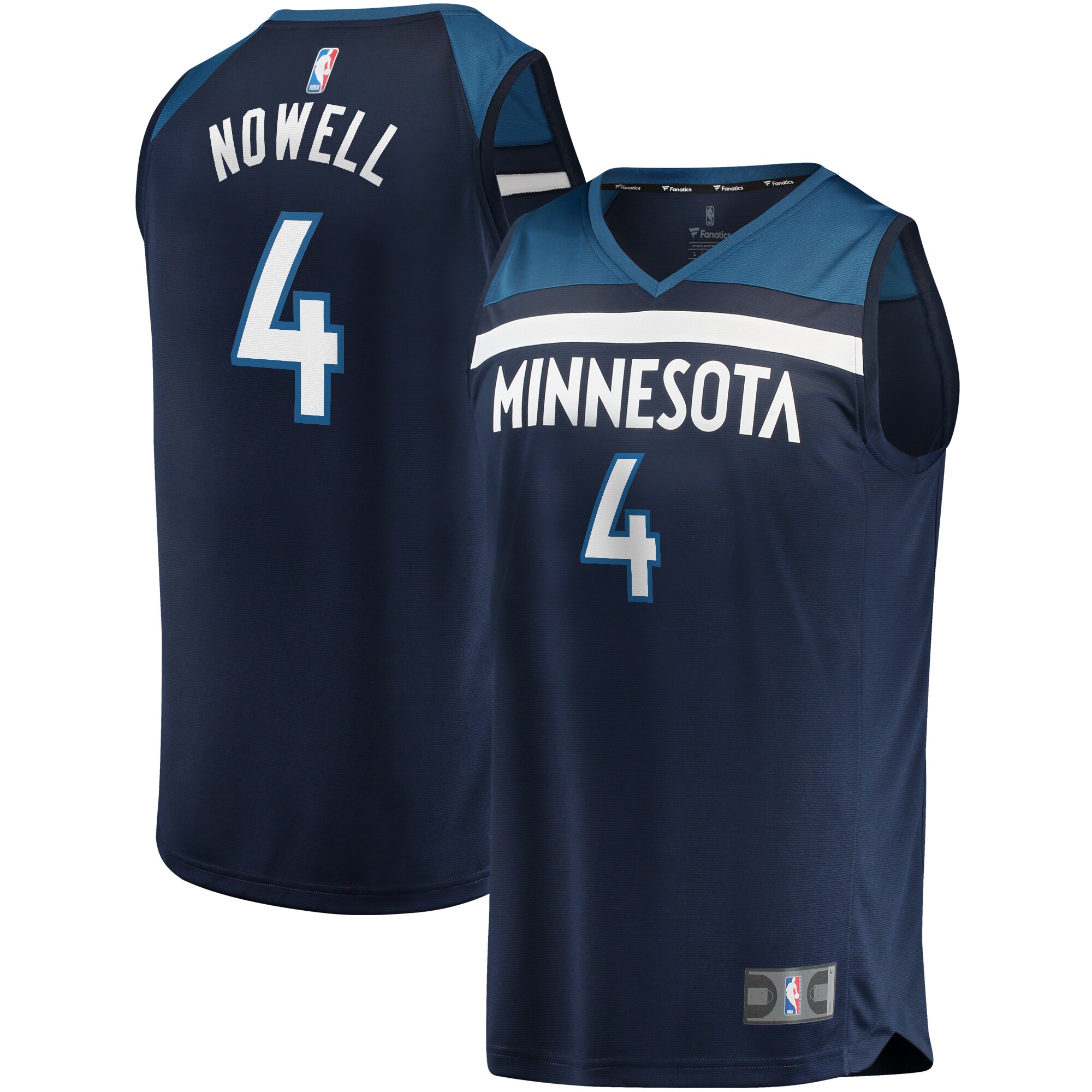 Fanatics Jaylen Nowell Navy Replica Jersey - Premium 2024 Icon Edition