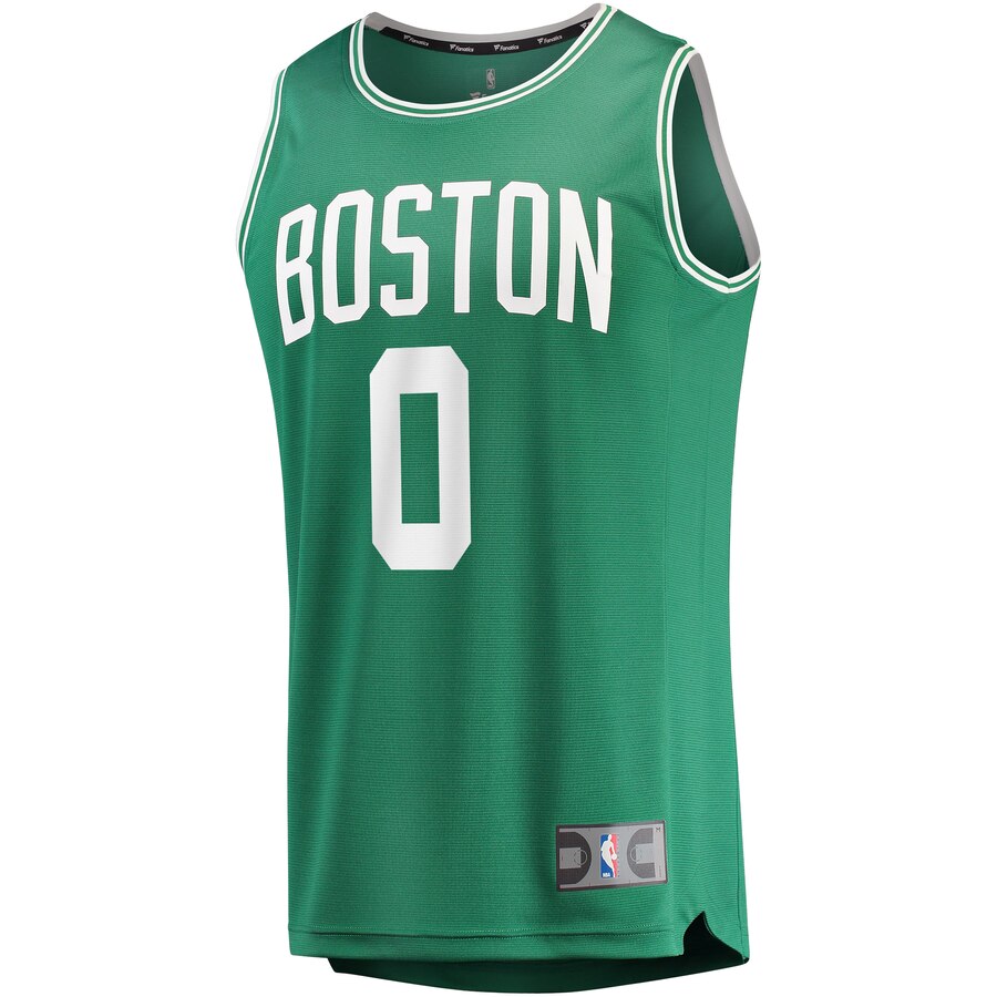Amazing Fanatics Jayson Tatum Celtics #0 Green Replica Jersey - 2024 Fan Edition