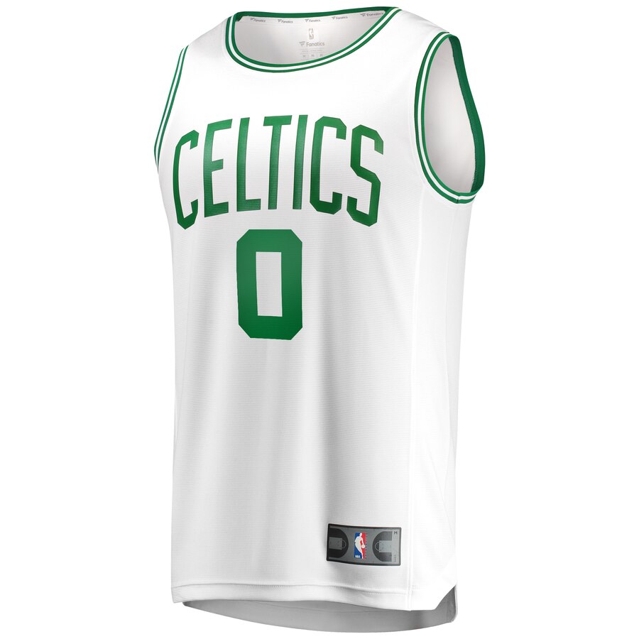 Jayson Tatum Celtics Youth Jersey White - Premium 2024 Fanatics Replica