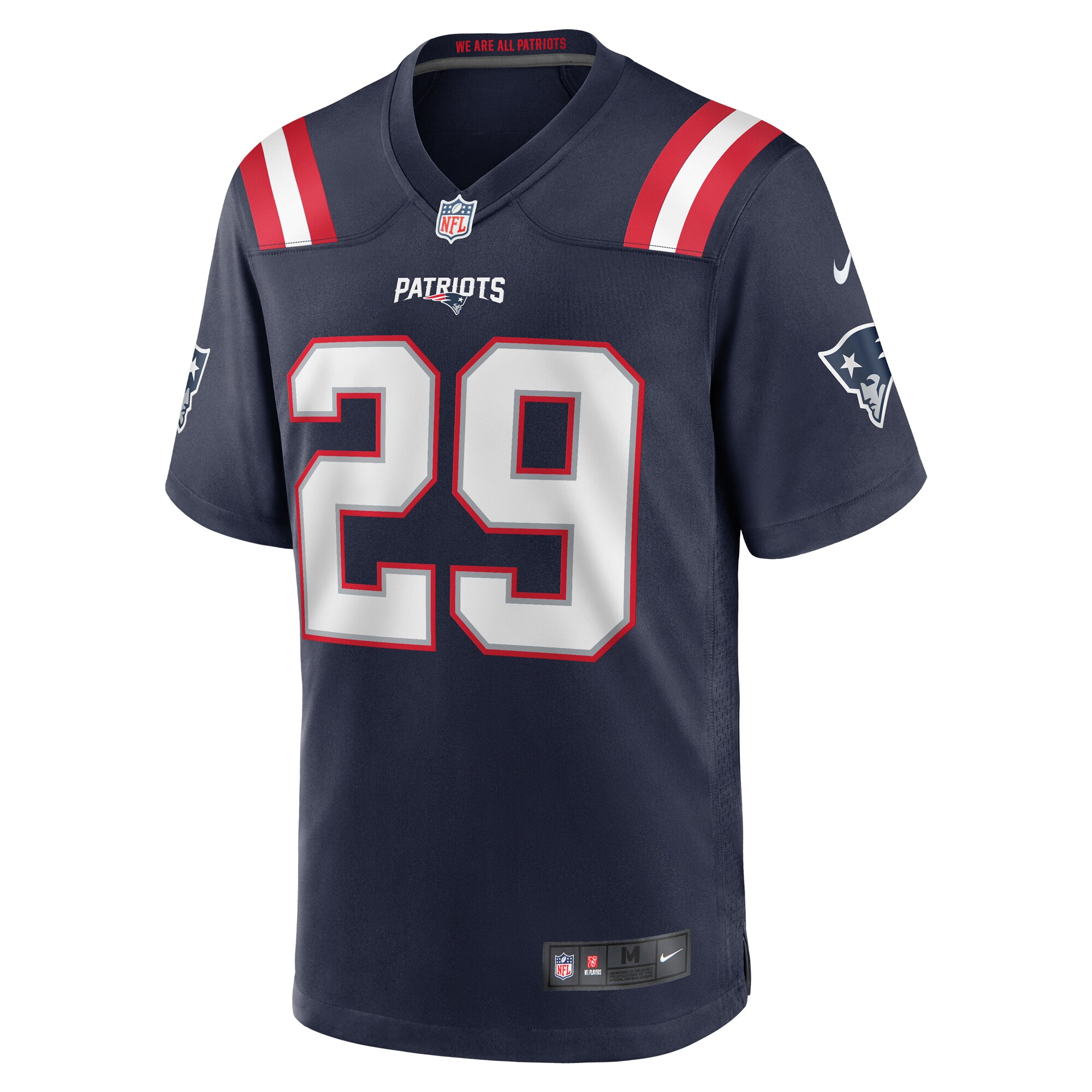 JC Jackson New England Patriots Nike  Game Jersey -  Navy
