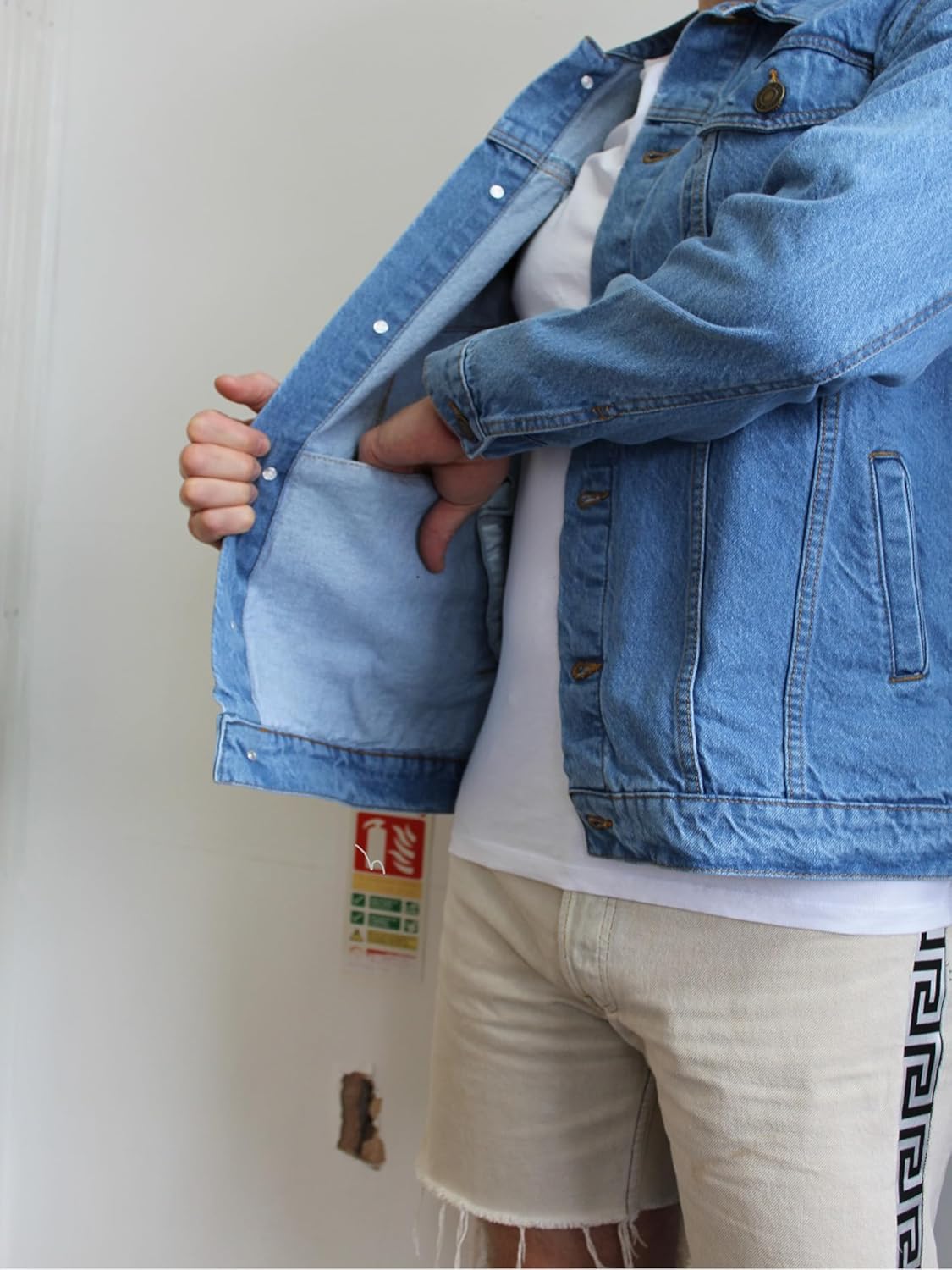 Jean Jacket For Men – Classic Trucker Style Regular Fit Casual Outerwear Button Down Cowboy Cut – Men’s Denim Jacket