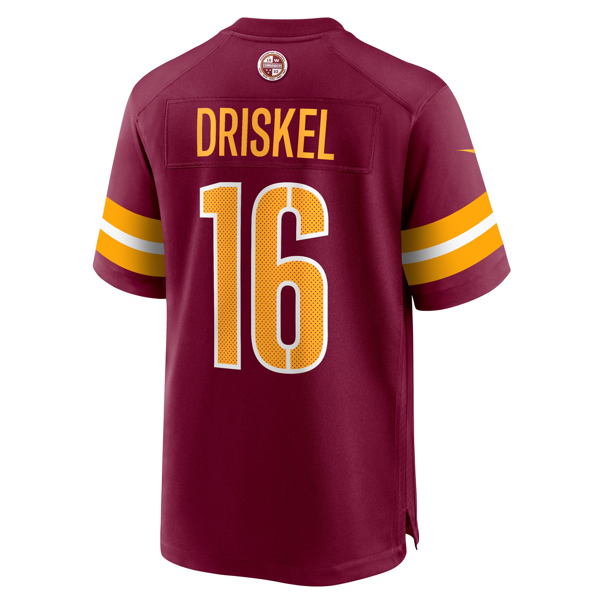 Jeff Driskel Washington Commanders Nike  Game Jersey -  Burgundy