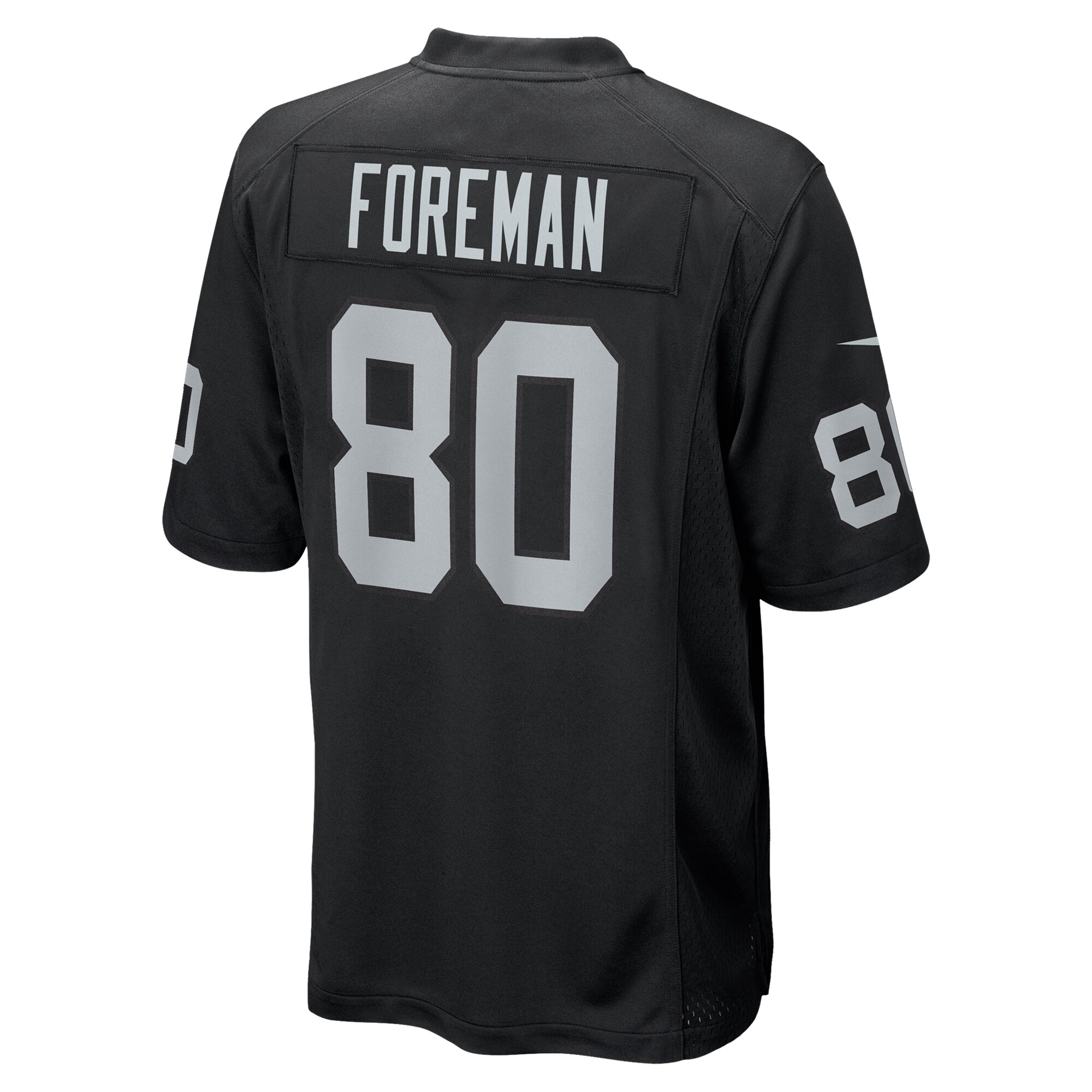 Jeff Foreman Las Vegas Raiders Nike Team Game Jersey -  Black