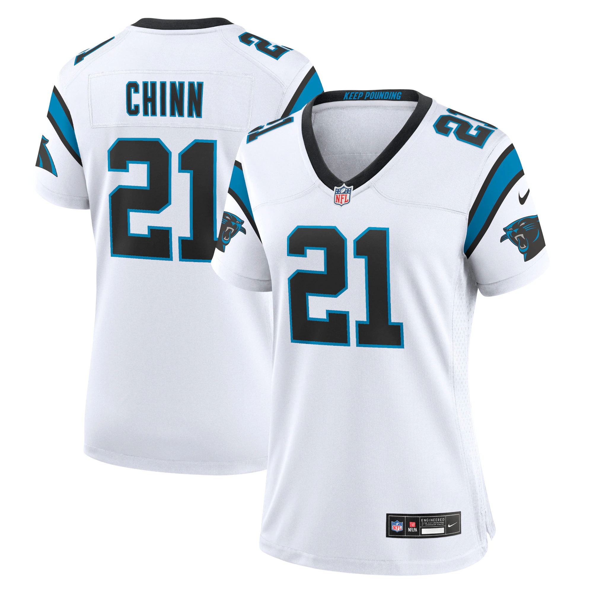 Jeremy Chinn Carolina Panthers Nike Women's Game Jersey - White