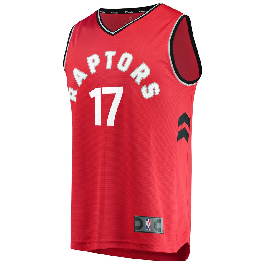 Fanatics Branded Youth Jeremy Lin Raptors Red Replica Jersey #17 - Ultimate Icon Edition