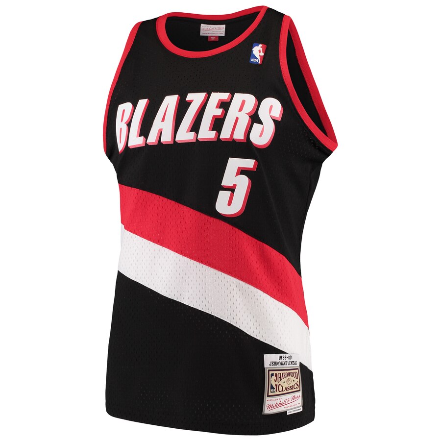 Jermaine O'Neal Blazers Jersey - Premium Mitchell & Ness #5 Swingman