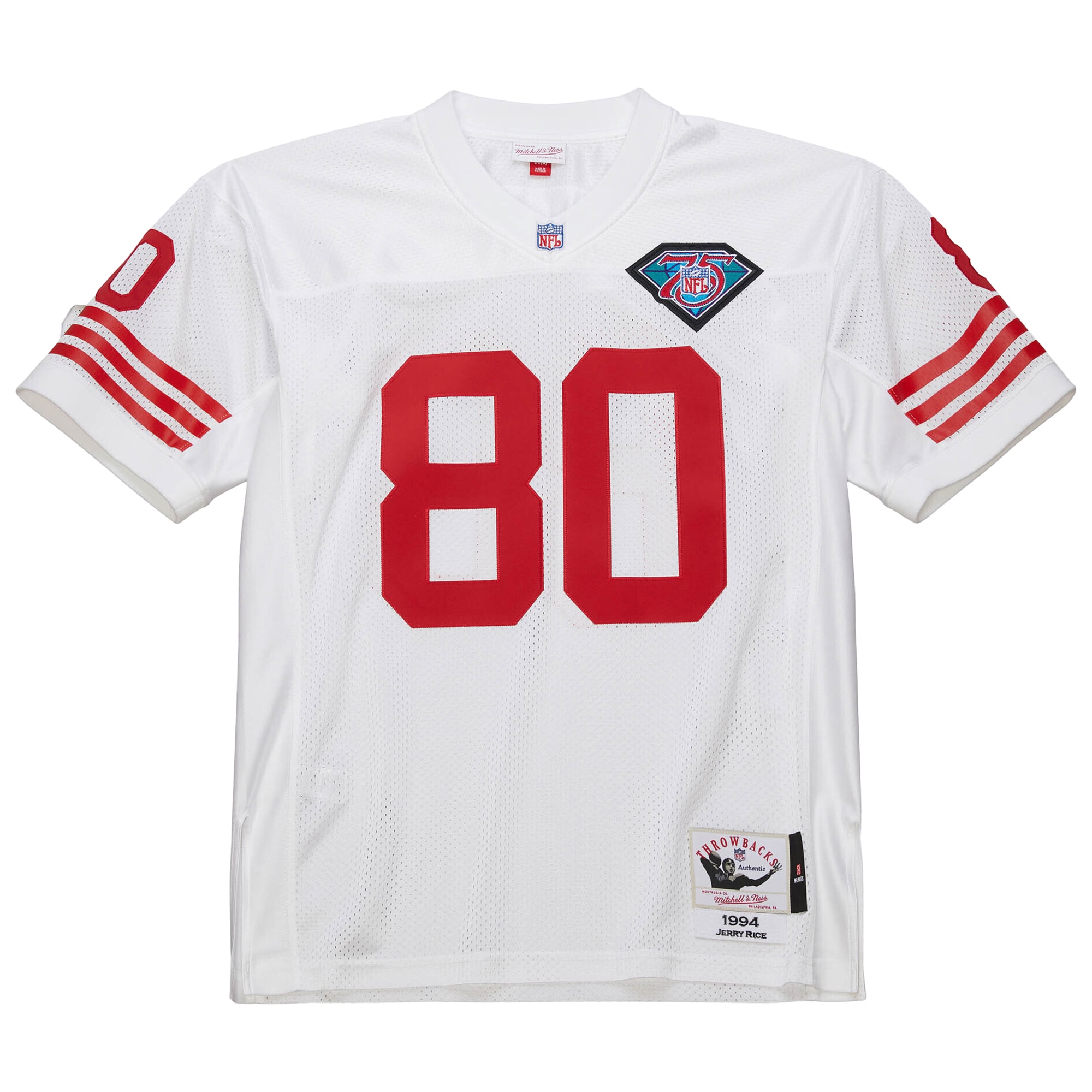 Jerry Rice San Francisco 49ers 1994 Mitchell & Ness Authentic Throwback Retired Player Jersey - White