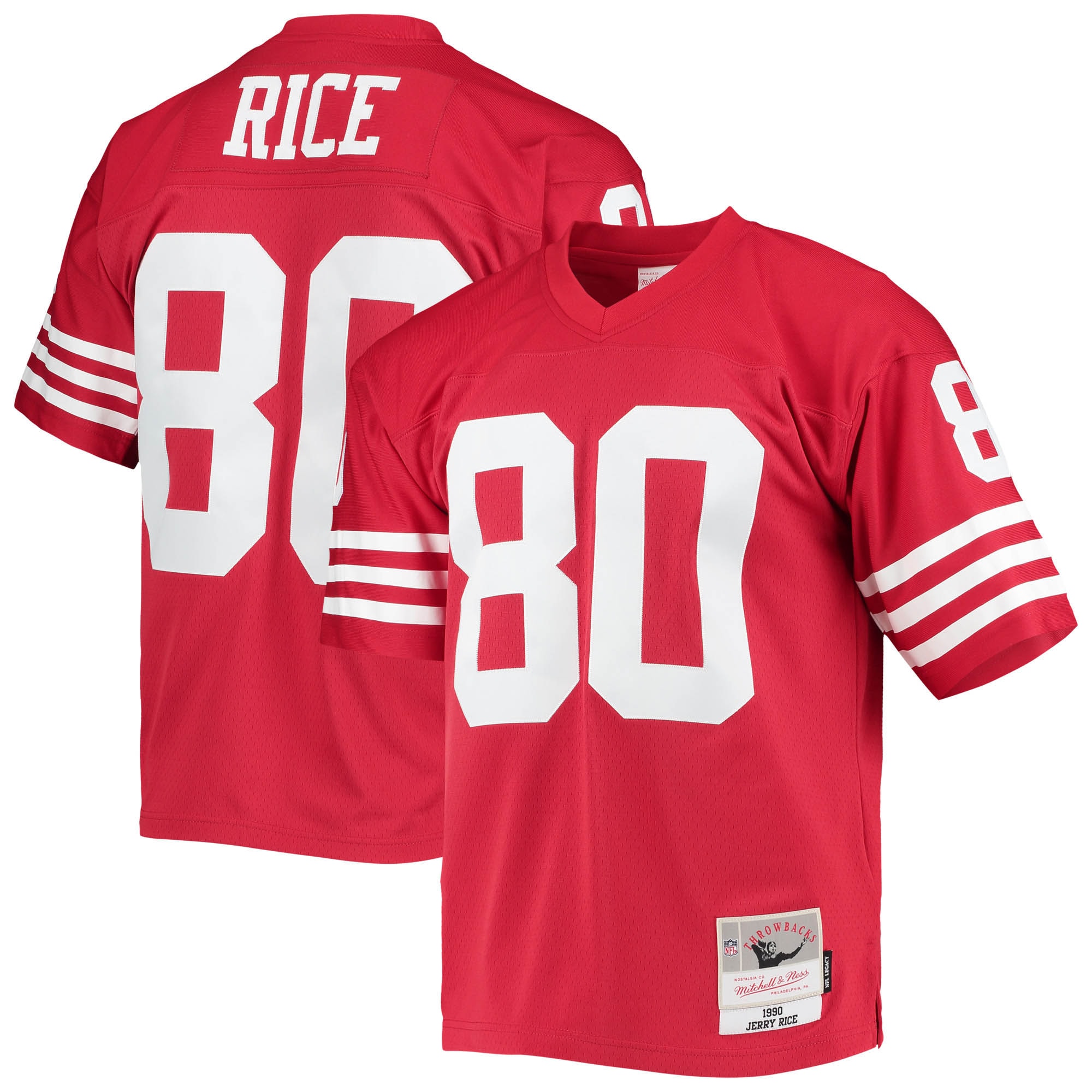 Jerry Rice San Francisco  Mitchell & Ness Legacy Replica Jersey - Scarlet
