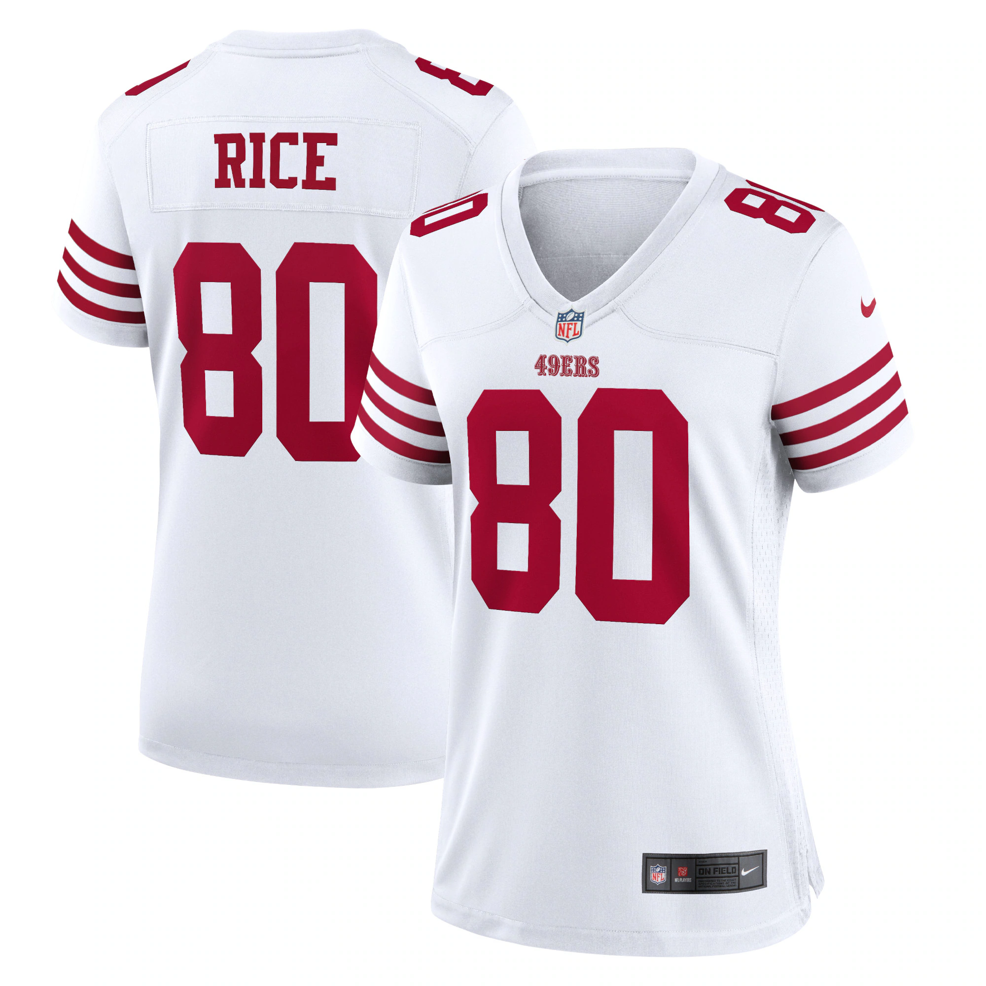 Jerry Rice San Francisco  Nike Women's Retired Player Game Jersey - White
