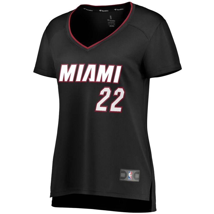 Fanatics Women's Butler Jersey Black - Premium Miami Heat #22 Replica Icon Edition