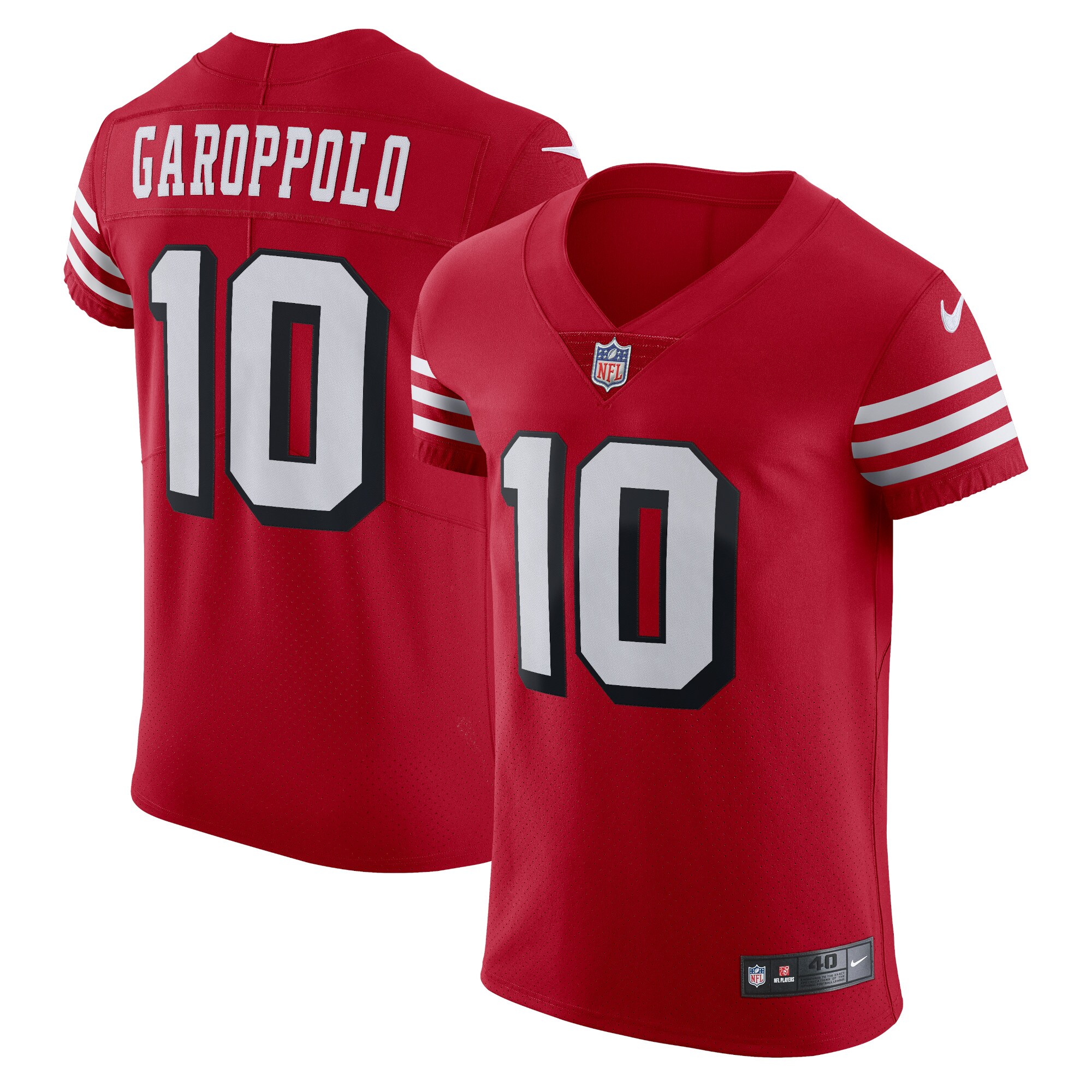 Jimmy Garoppolo San Francisco  Nike Alternate Vapor Elite Jersey - Scarlet