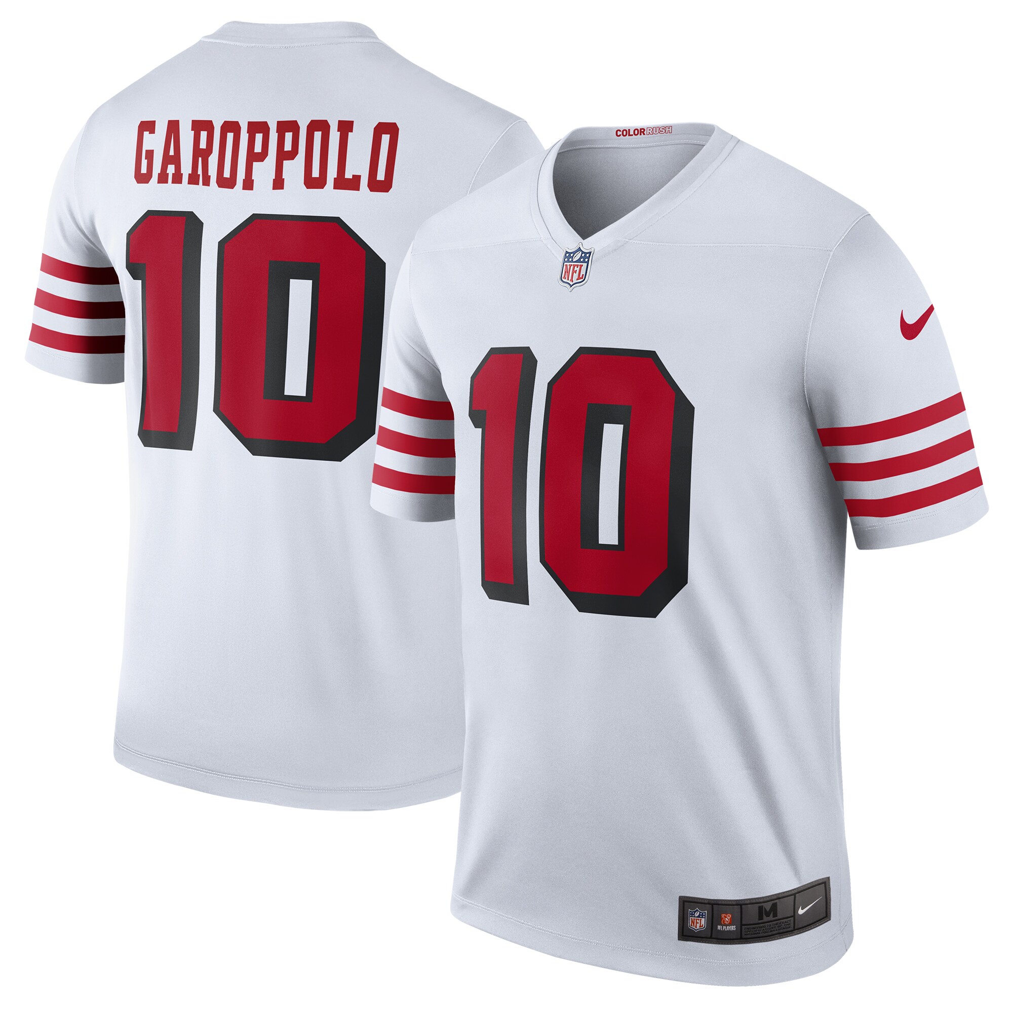 Jimmy Garoppolo San Francisco  Nike Color Rush Legend Player Jersey - White