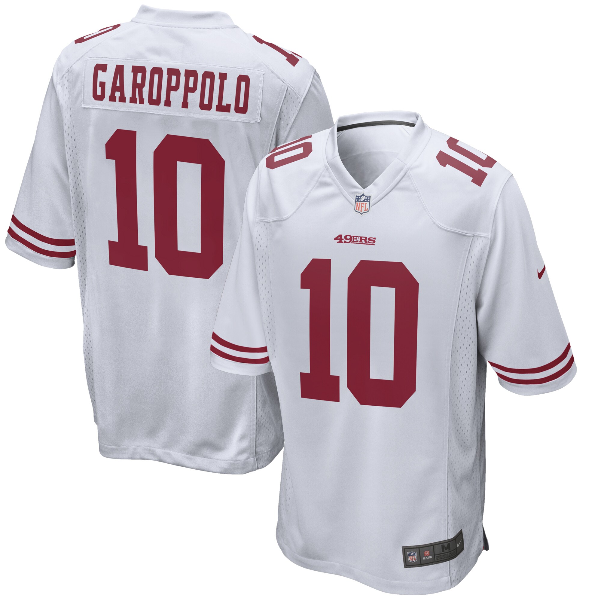 Jimmy Garoppolo San Francisco  Nike Game Jersey - White