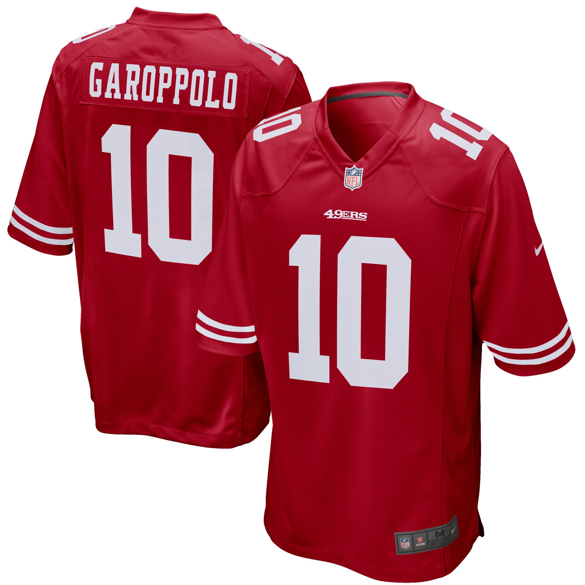 Jimmy Garoppolo San Francisco  Nike Game Player Jersey - Scarlet